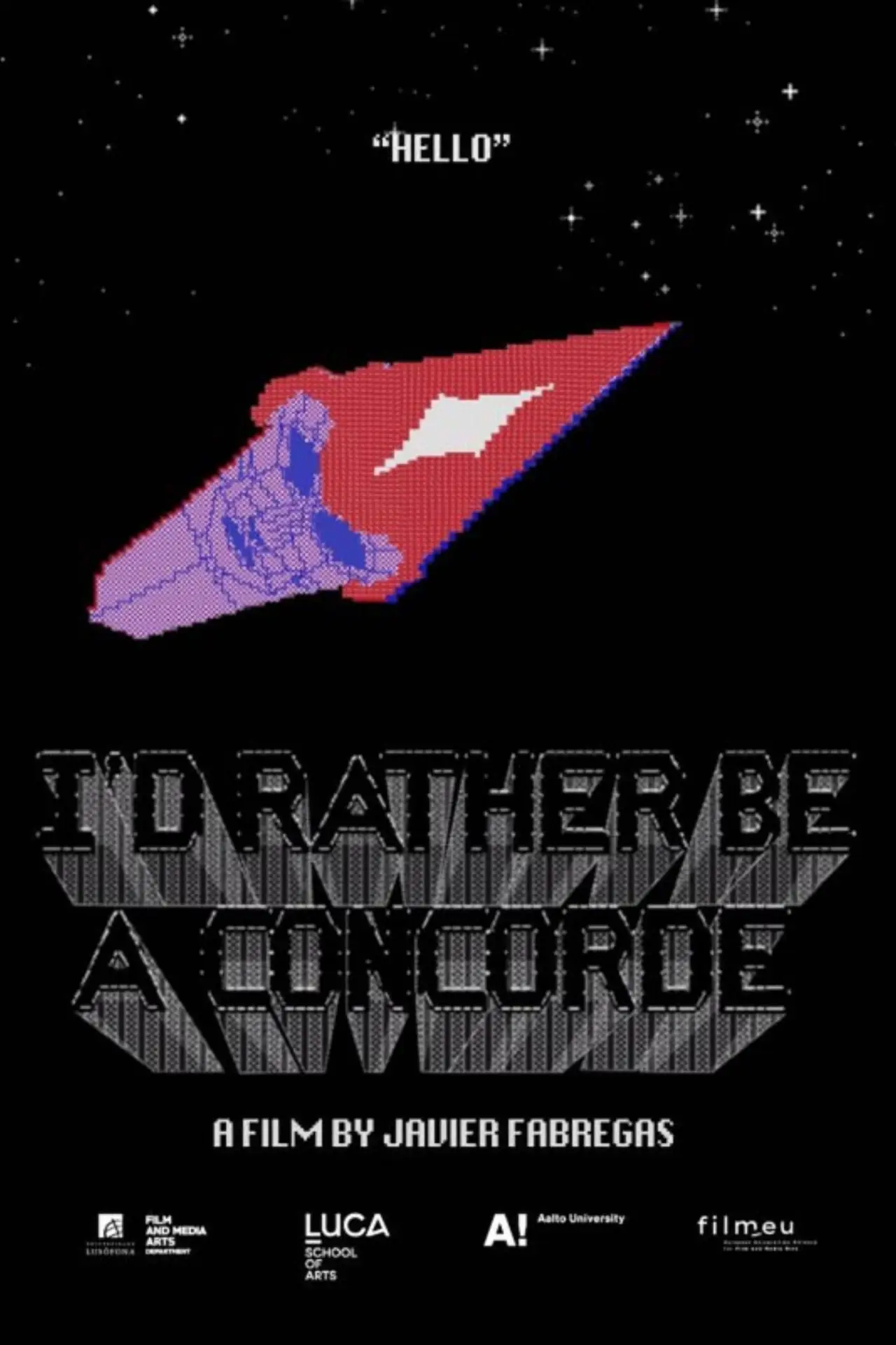Movie poster "I’d Rather Be a Concorde"