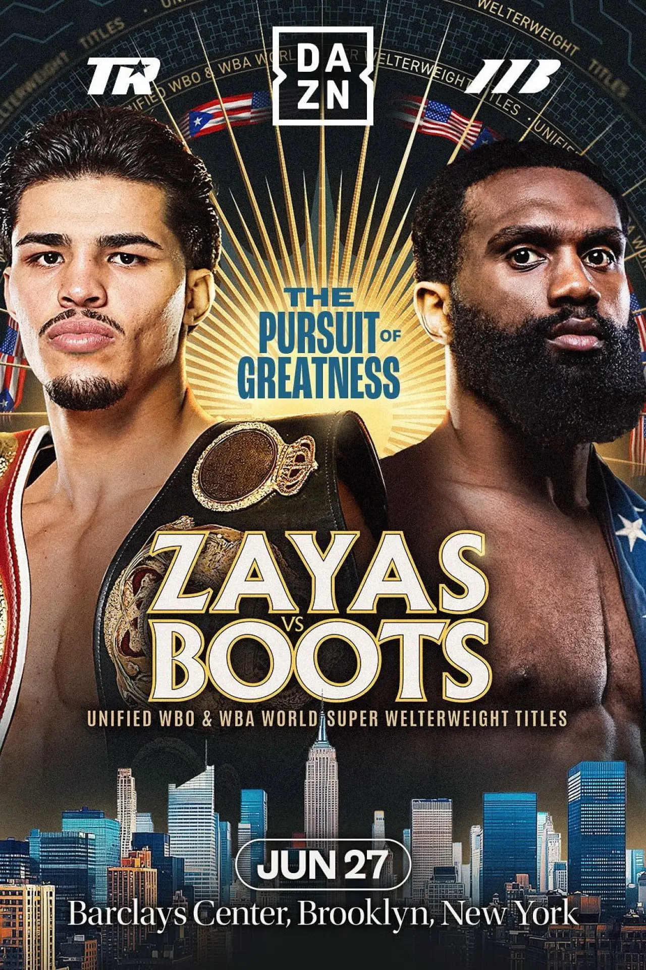 Movie poster "Xander Zayas vs. Jaron Ennis"