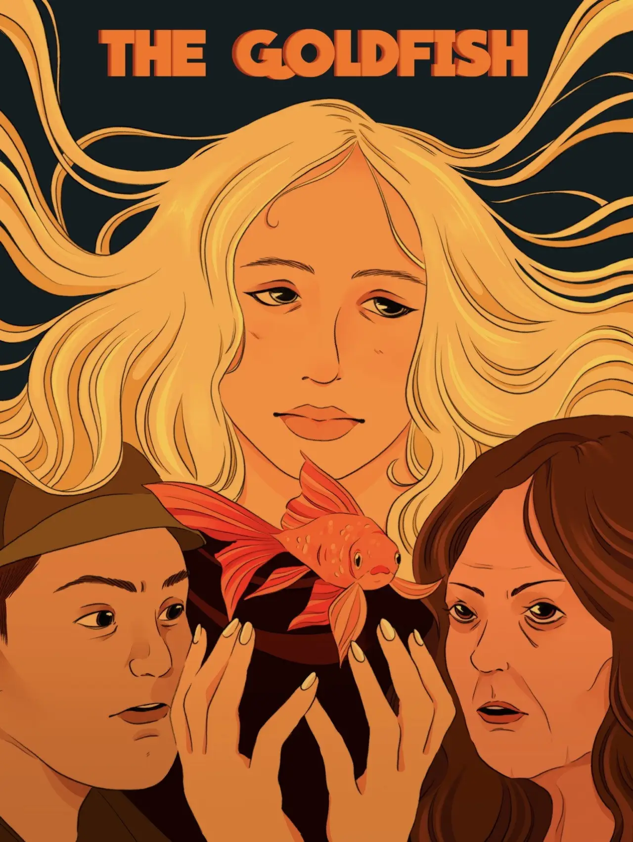 Movie poster "The Goldfish"