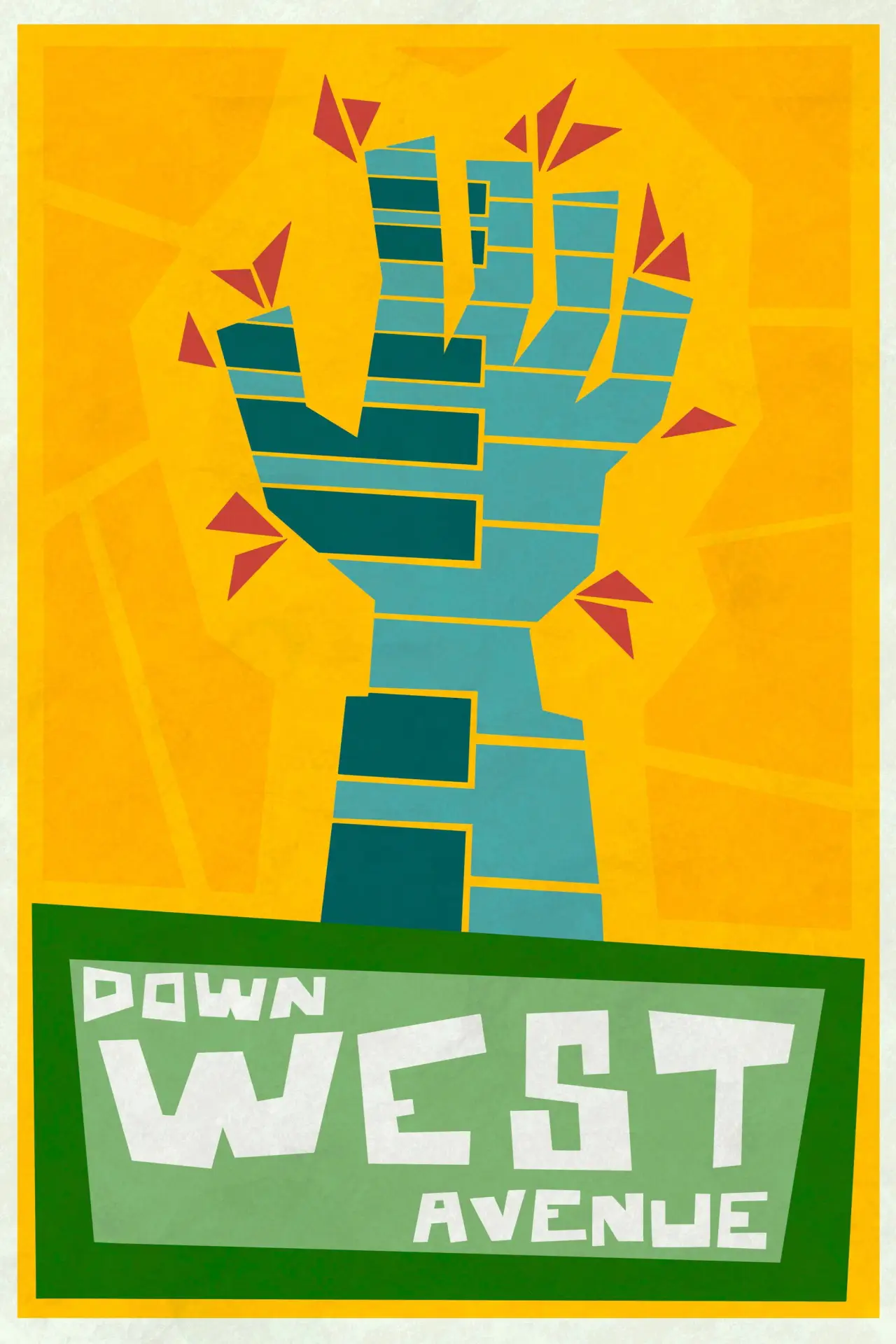 Movie poster "Down West Avenue"