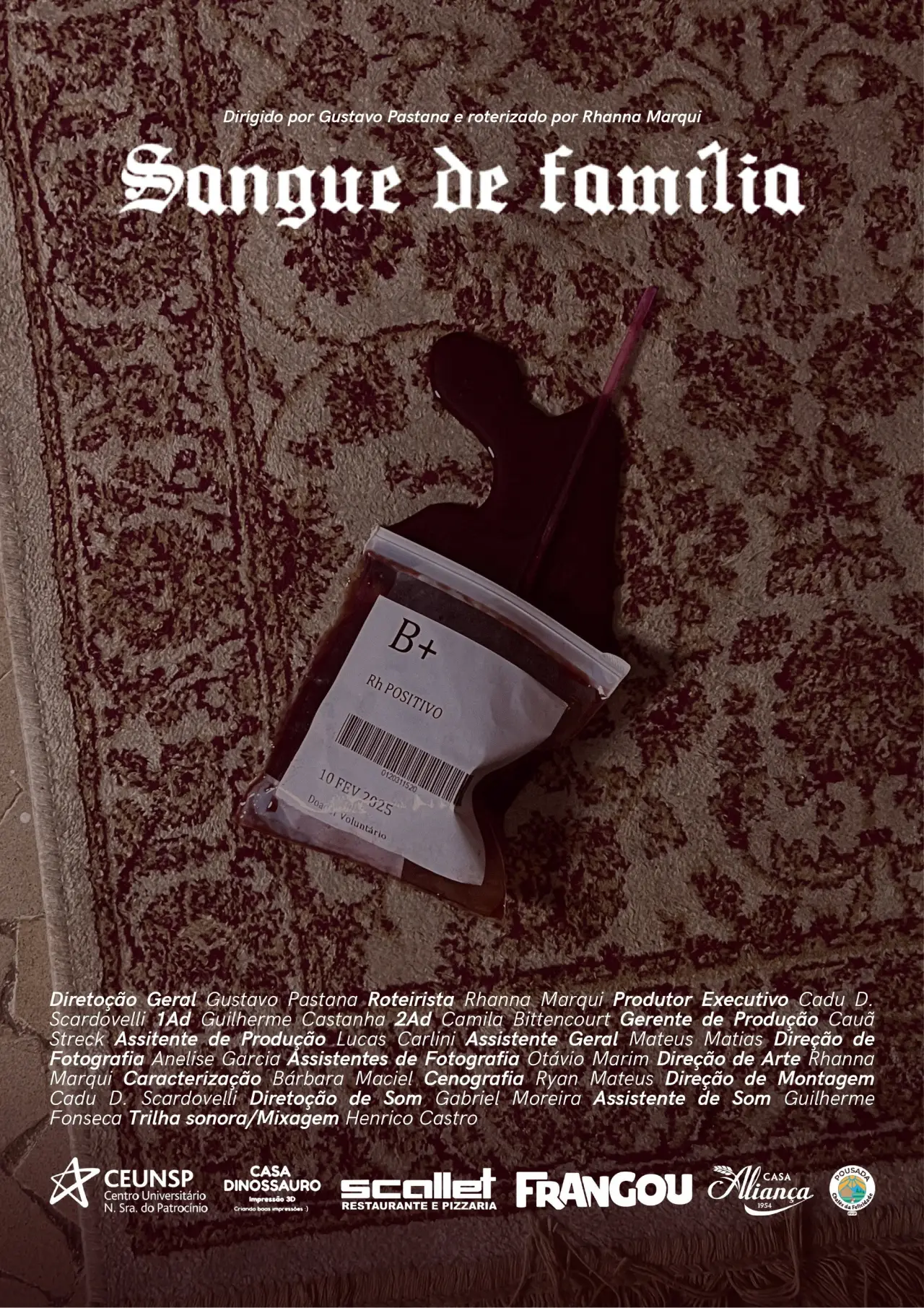 Movie poster "SANGUE DE FAMÍLIA"
