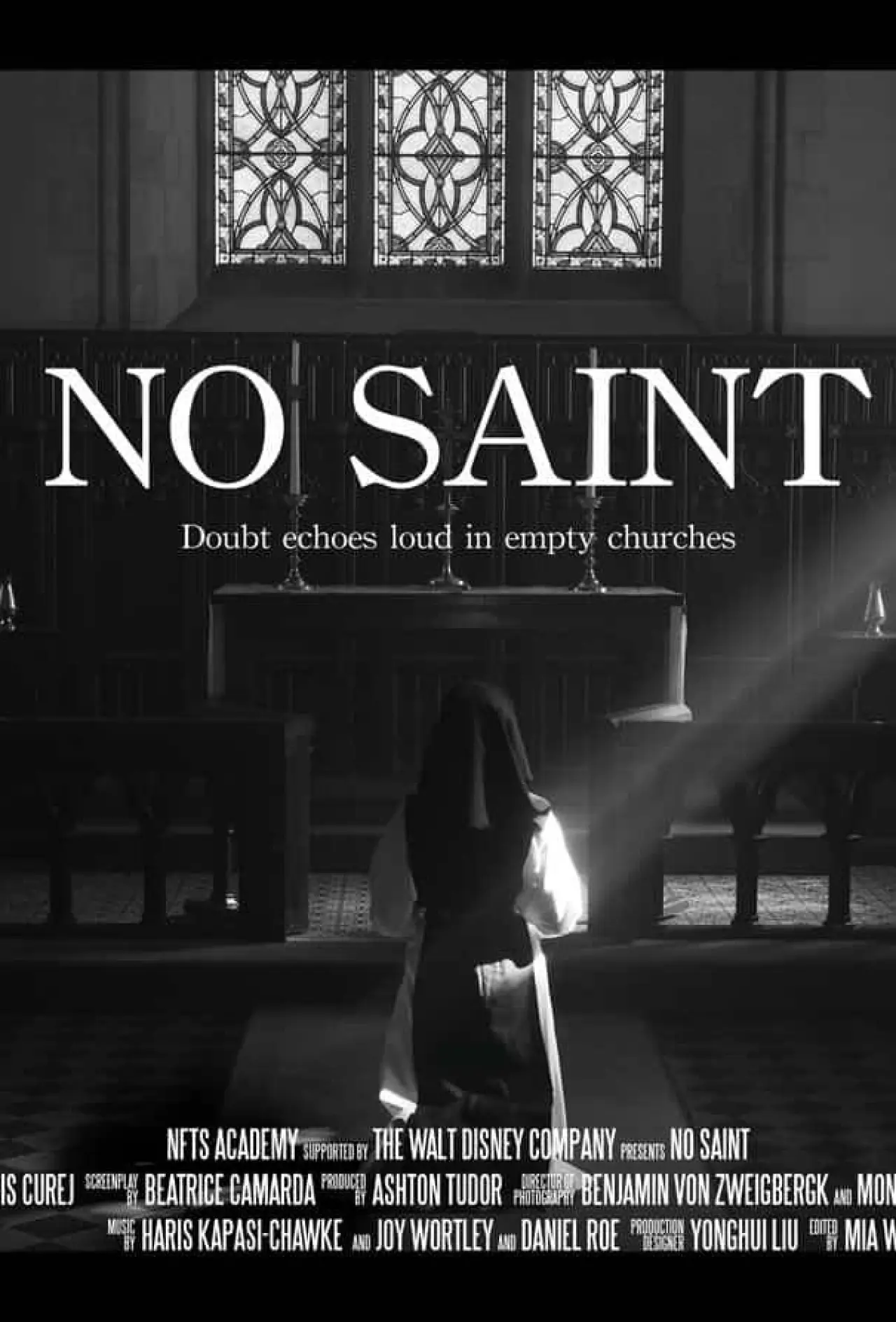 Movie poster "No Saint"