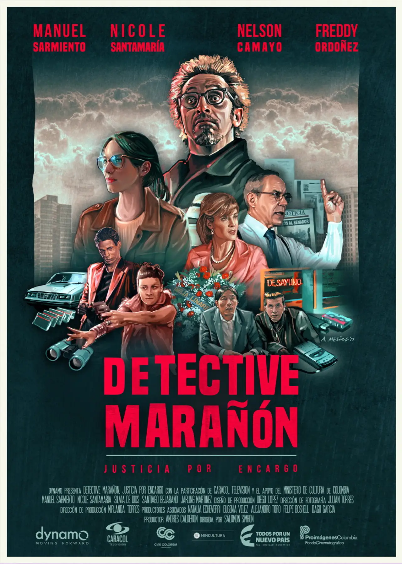 Movie poster "Detective Marañón"