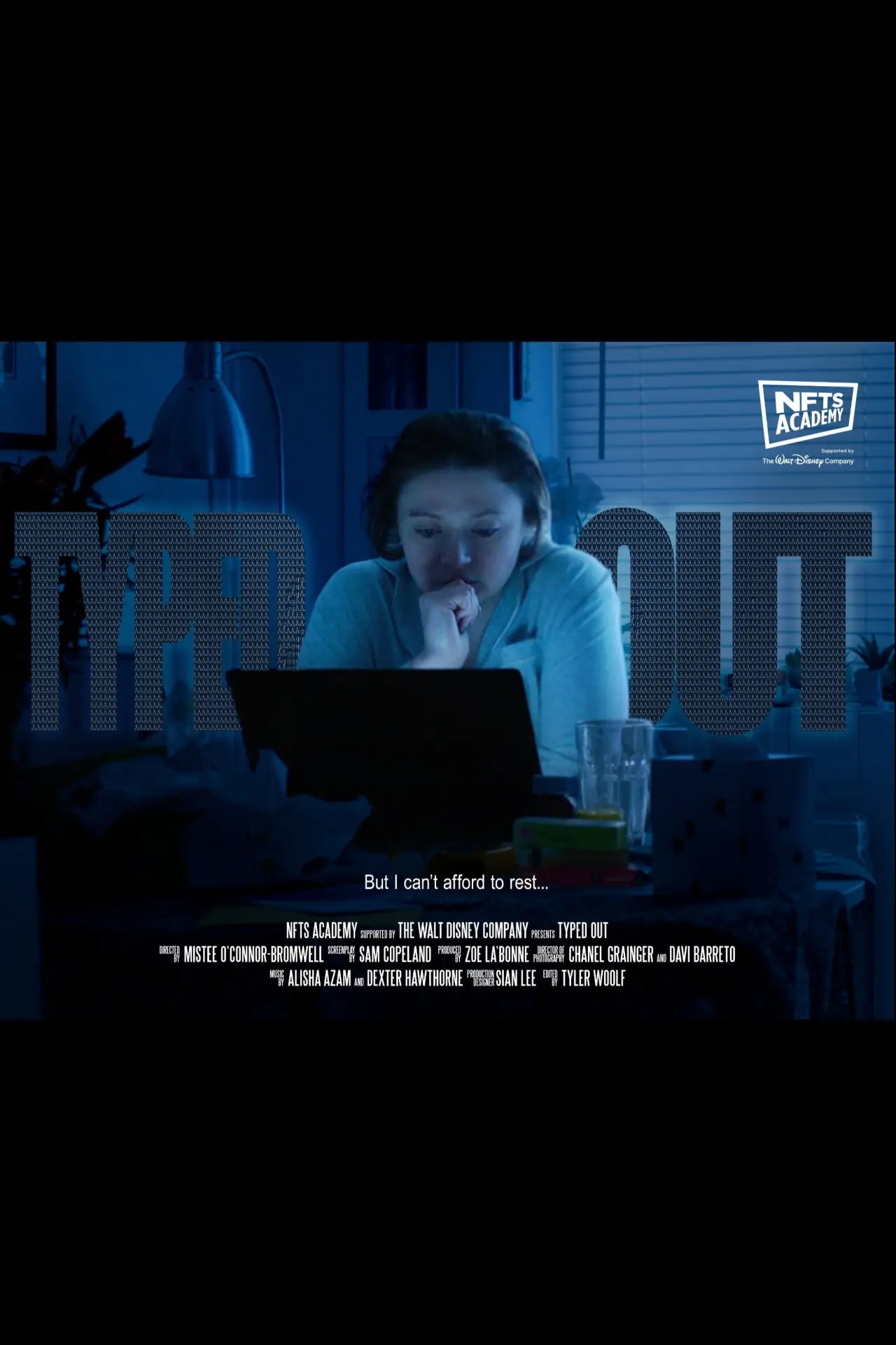 Movie poster "Typed Out"