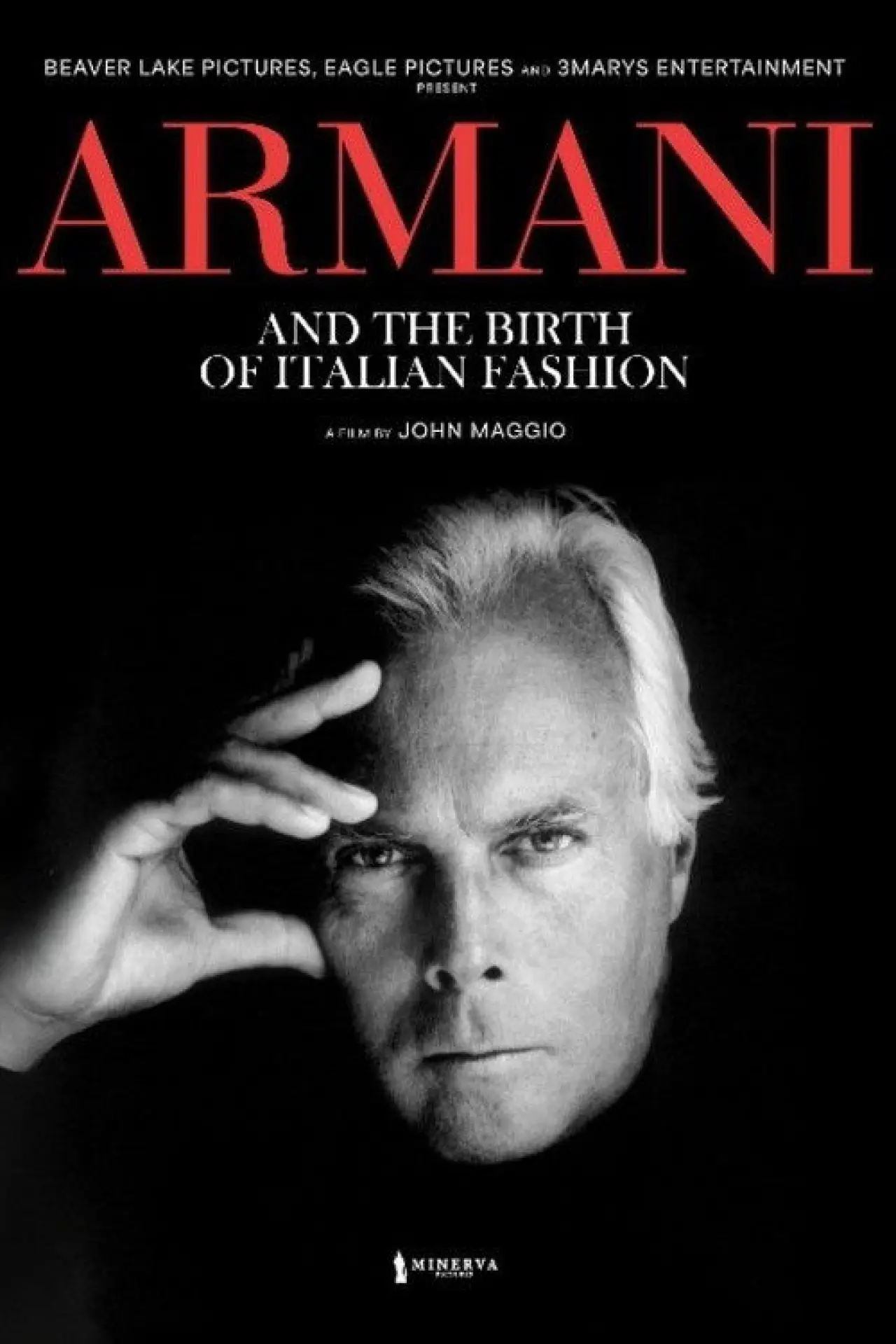 Movie poster "Armani and the Birth of Italian Fashion"