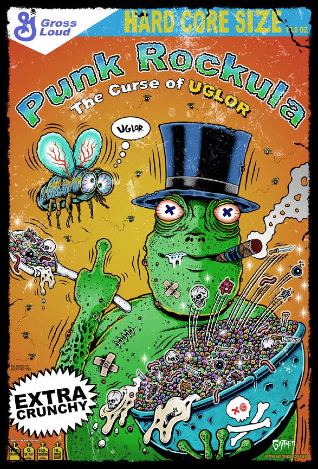 Movie poster "Punk Rockula The Curse of UGLOR"