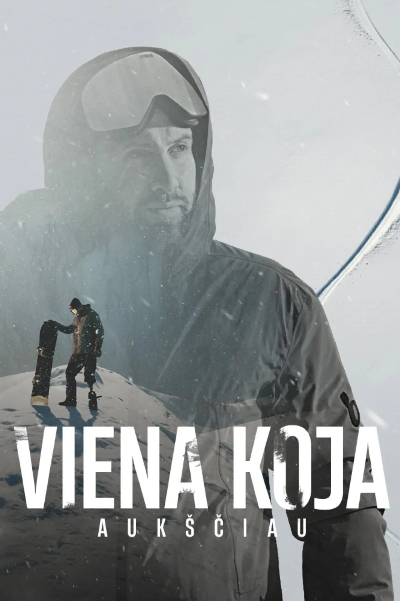 Movie poster "Viena koja aukščiau"