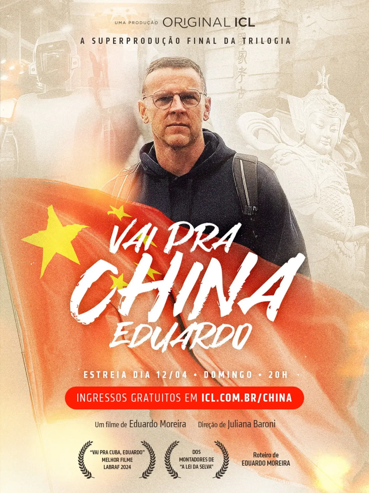 Movie poster "Vai pra China, Eduardo!"