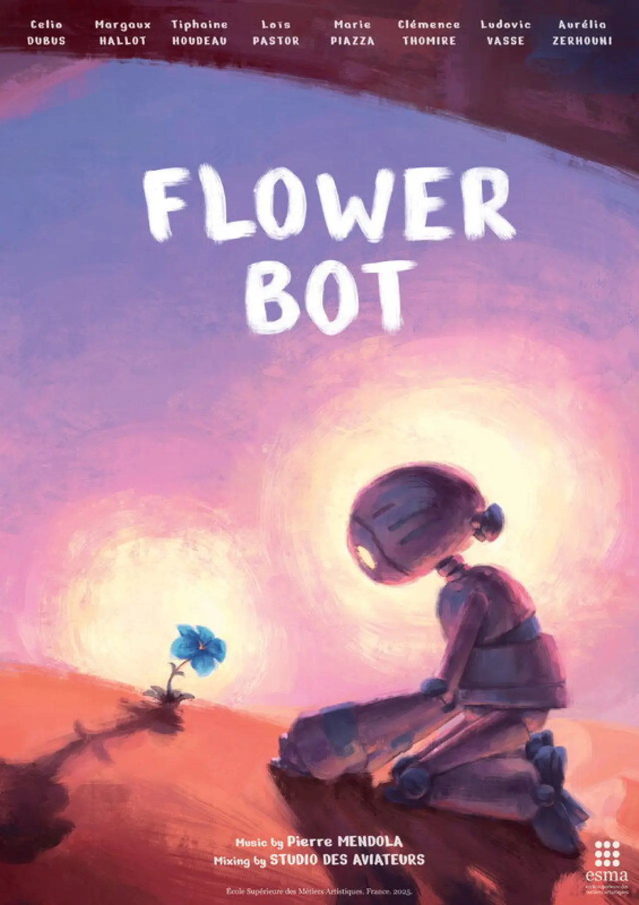 Movie poster "Flower Bot"