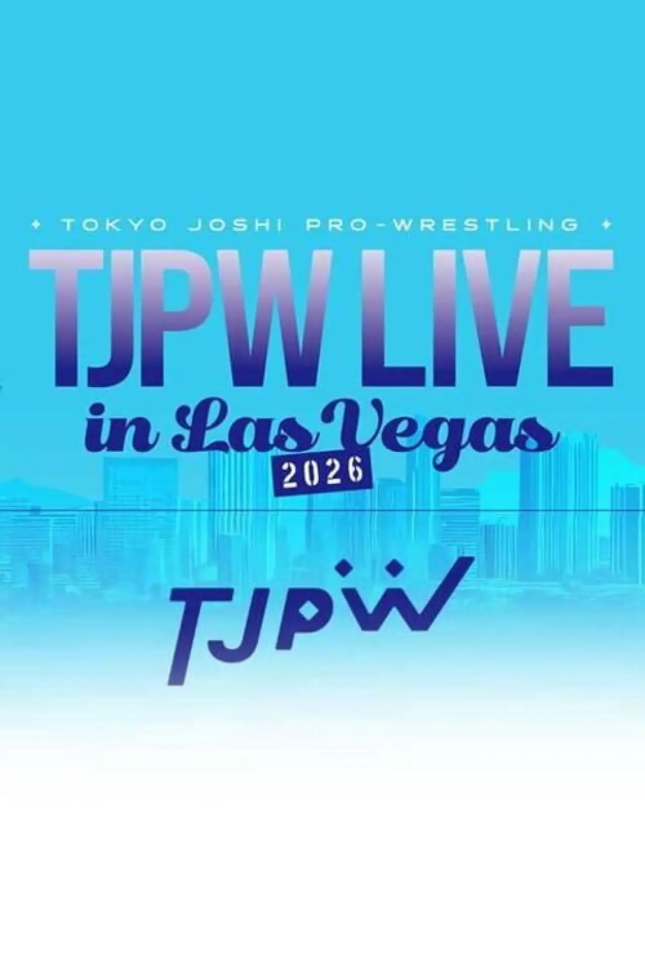 Movie poster "TJPW Live in Las Vegas 2026"