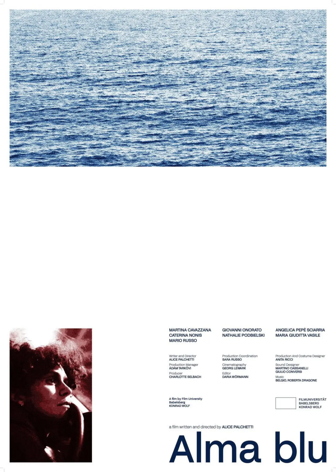 Movie poster "Alma Blu"
