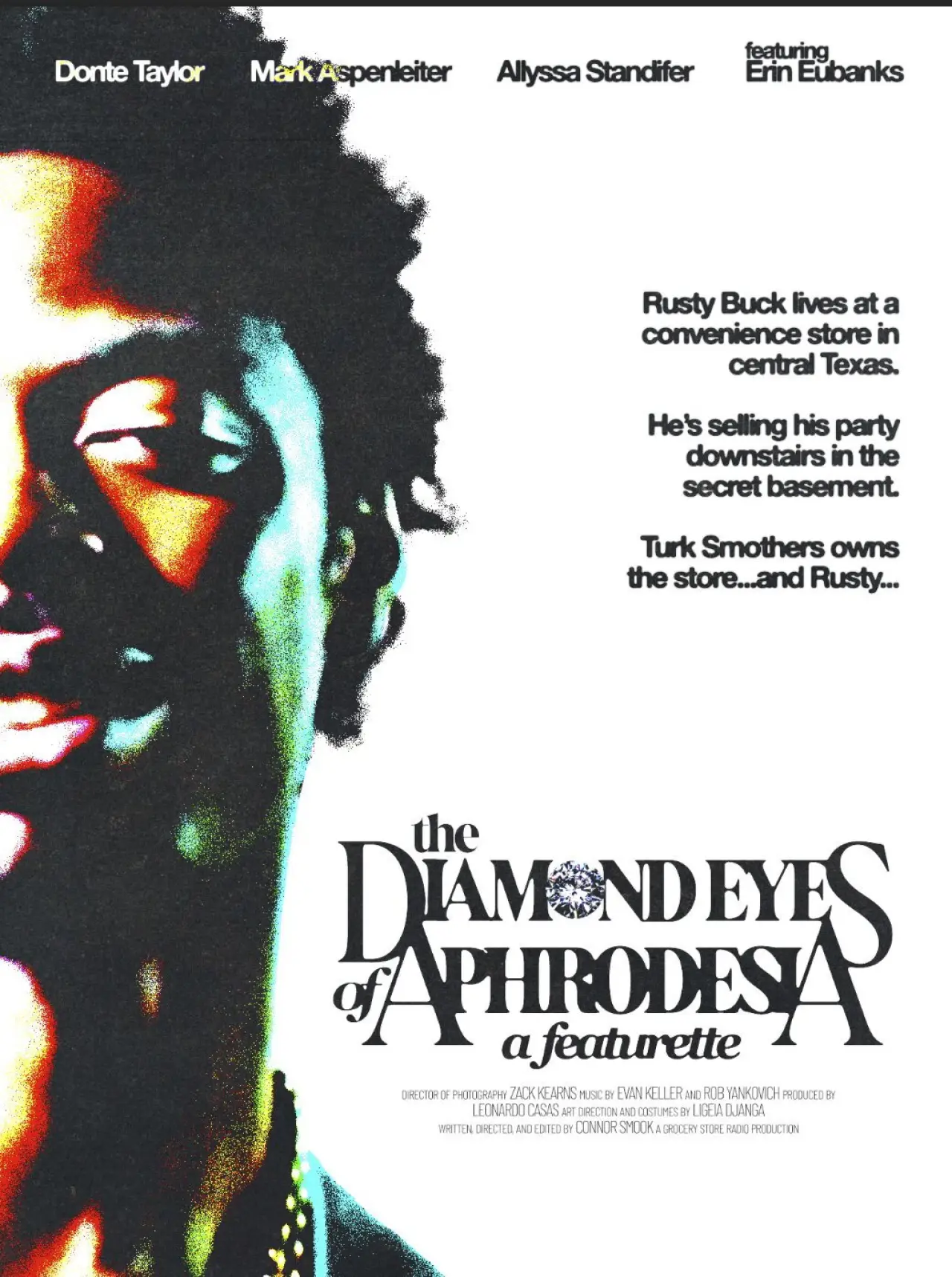 Movie poster "The Diamond Eyes Of Aphrodisia"