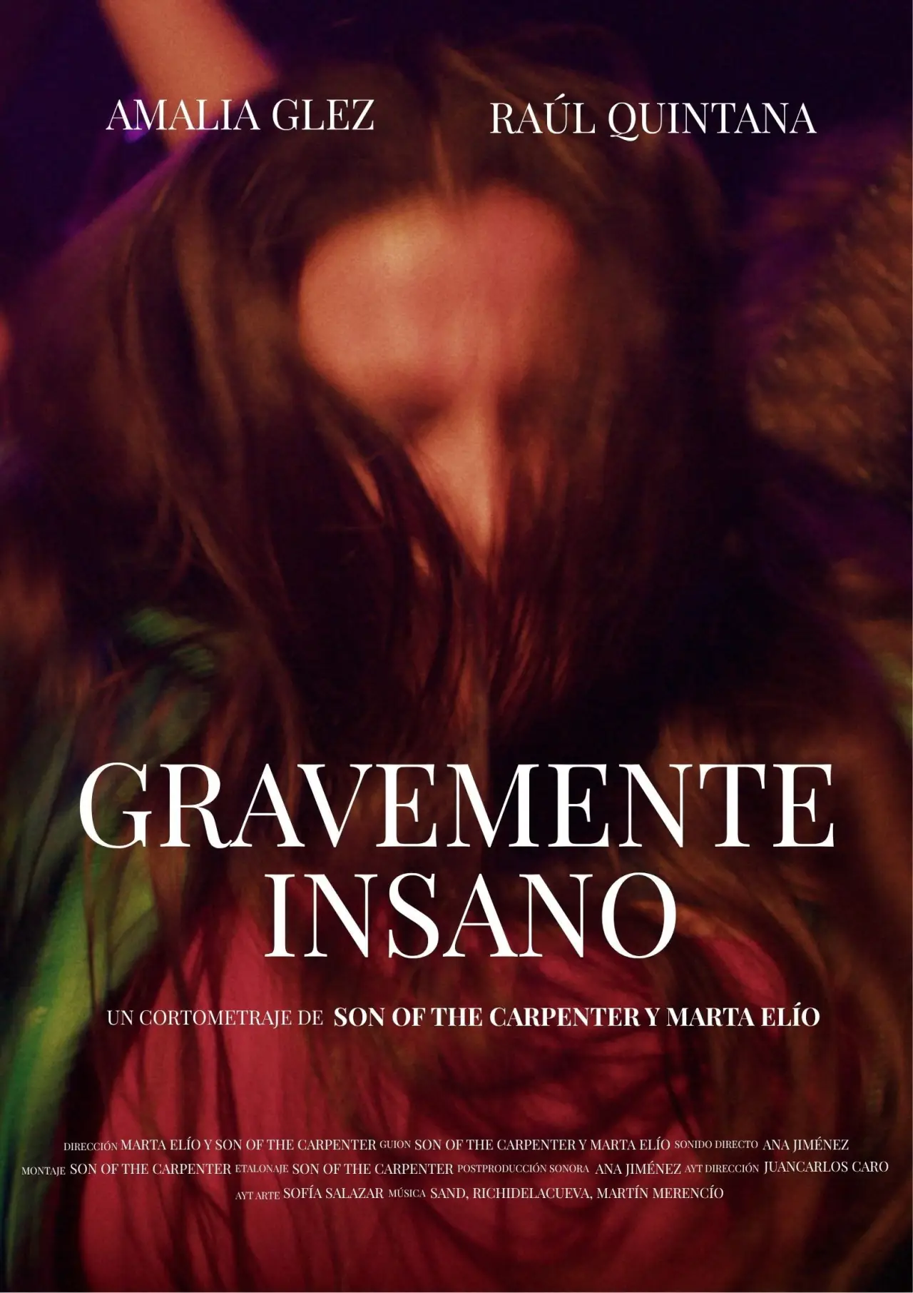 Movie poster "Gravemente insano"