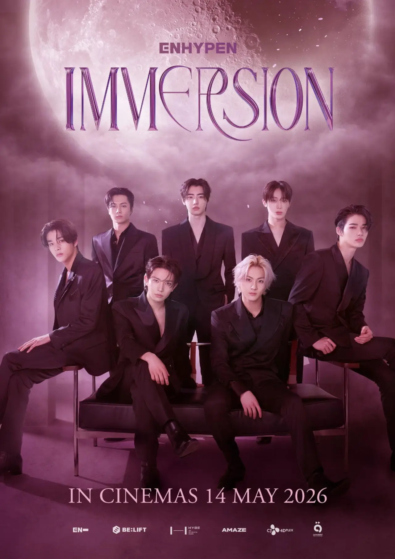 Movie poster "ENHYPEN: IMMERSION IN CINEMAS"