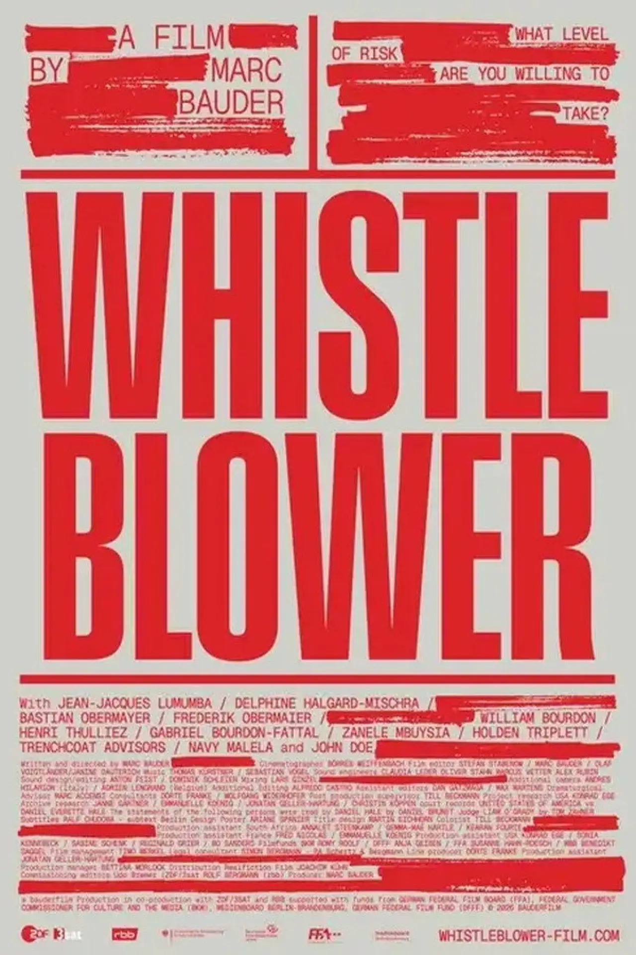 Movie poster "Whistleblower"