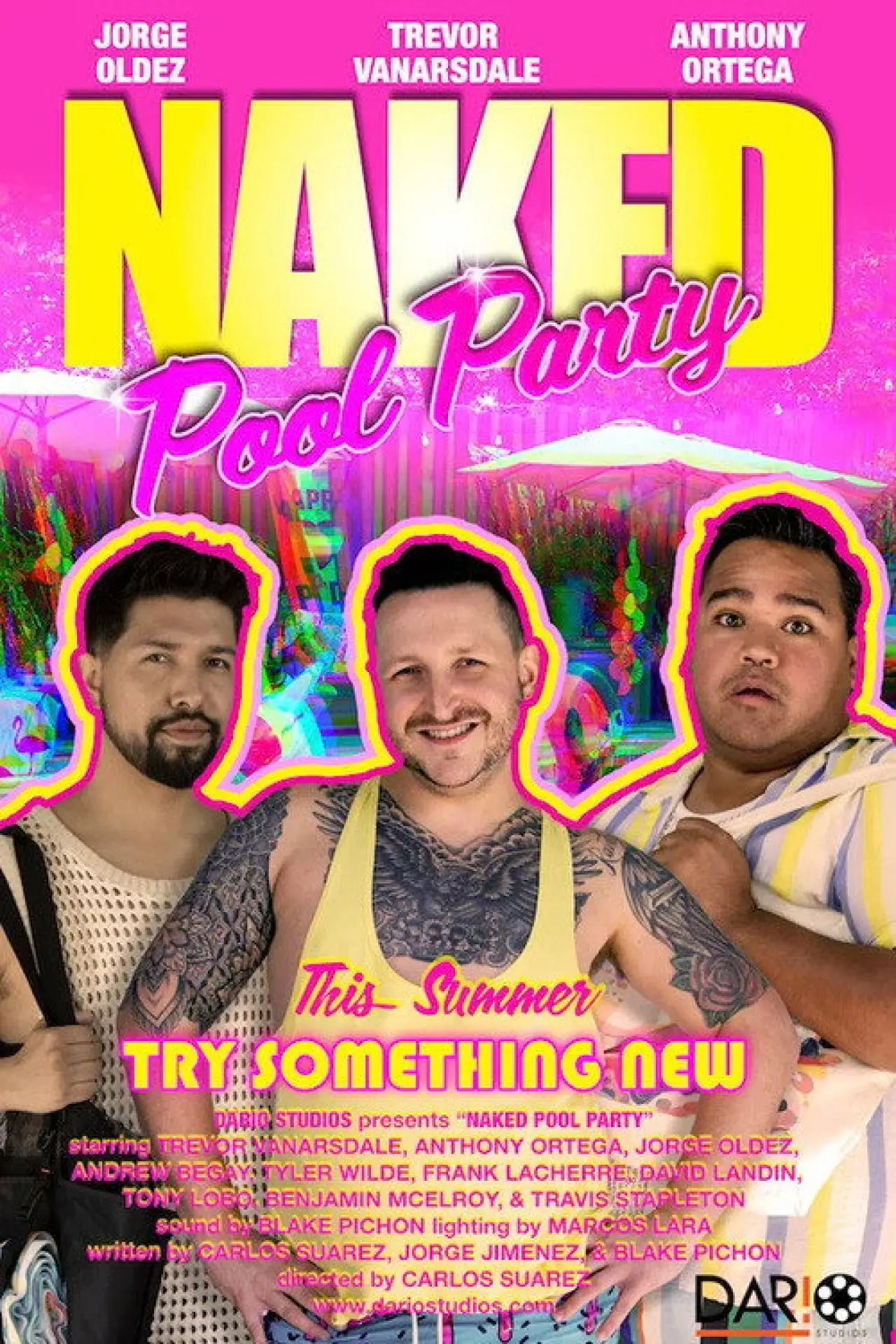 Movie poster "Naked Pool Party"