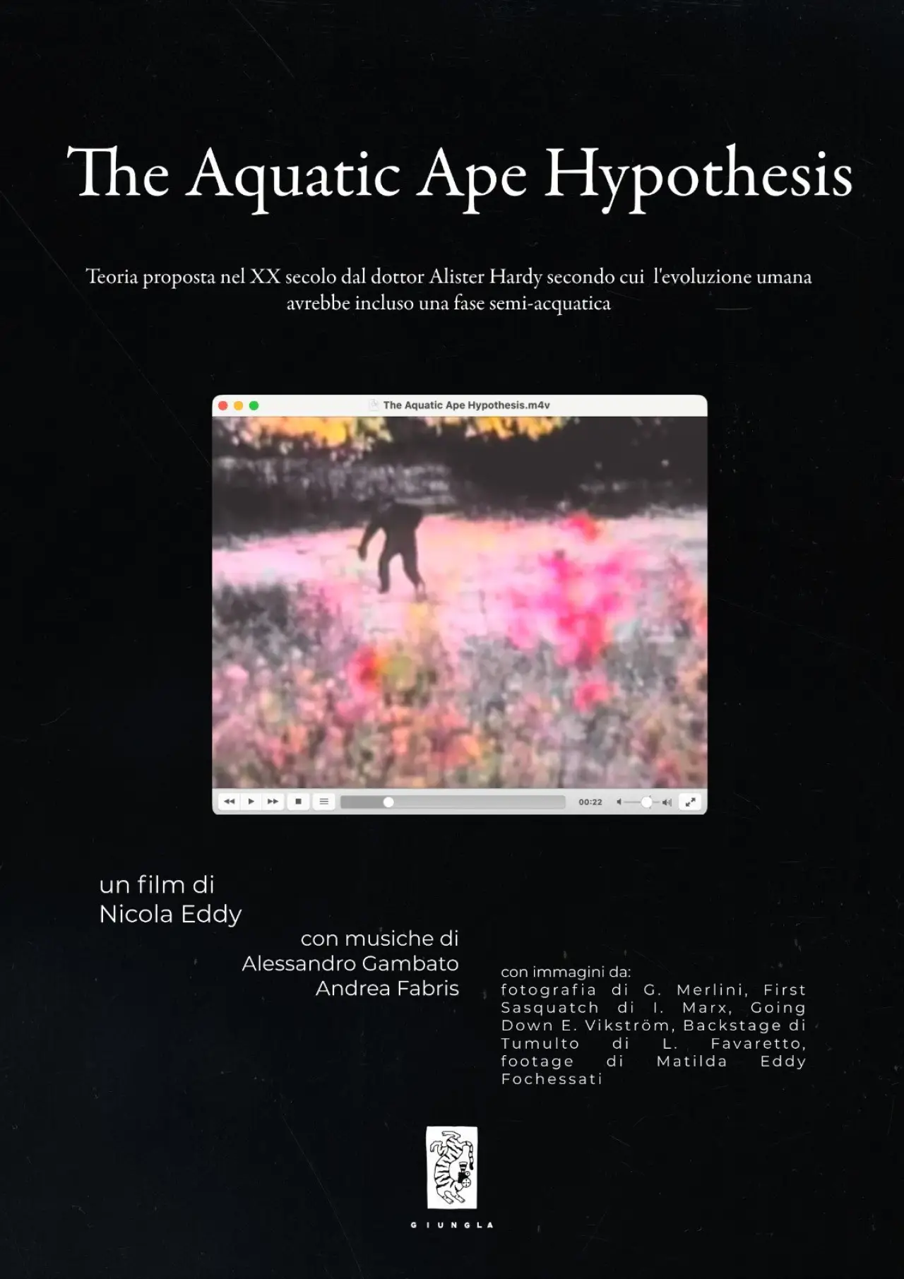 Movie poster "The Aquatic Ape Hypothesis"