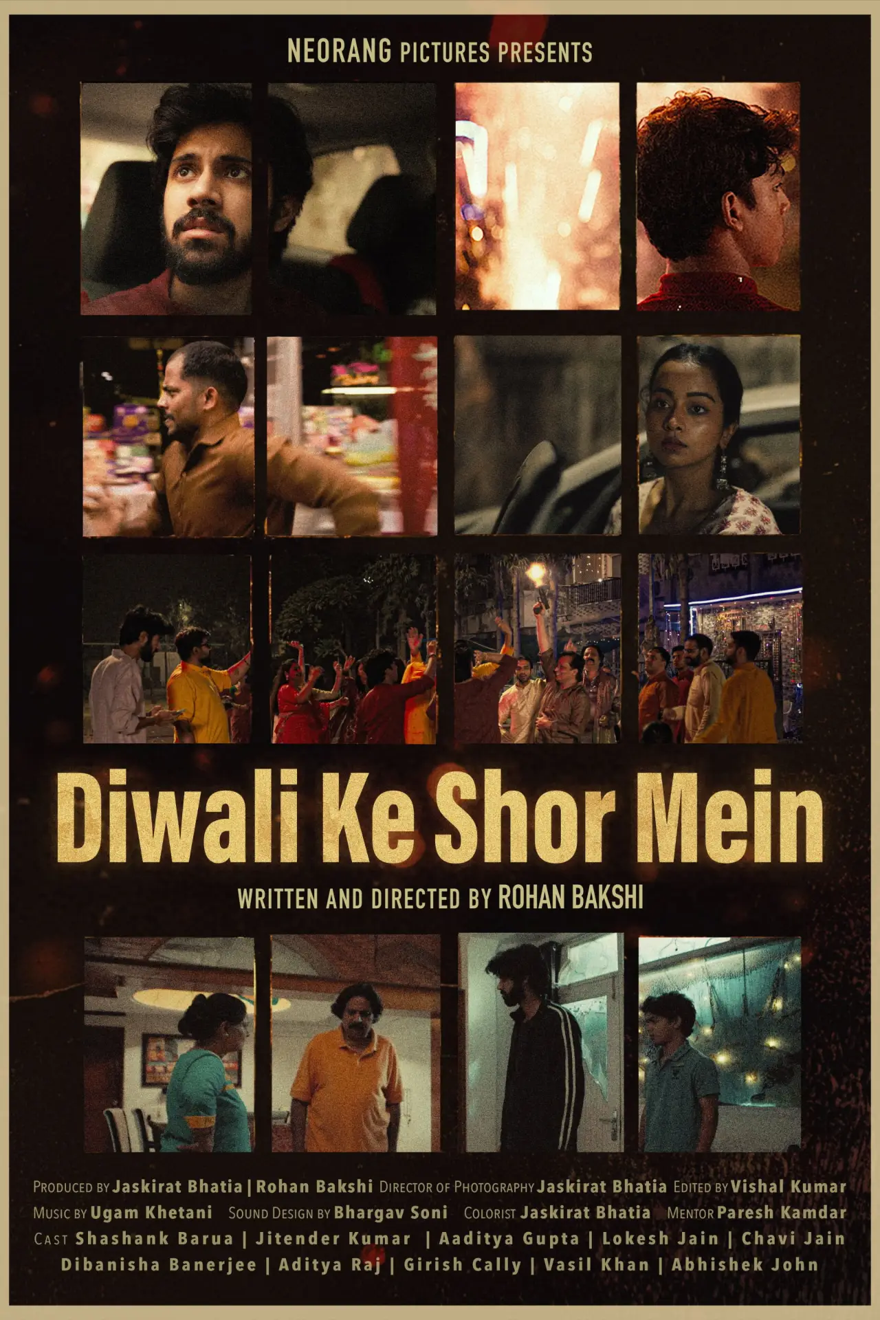 Movie poster "In the Chaos of Diwali"