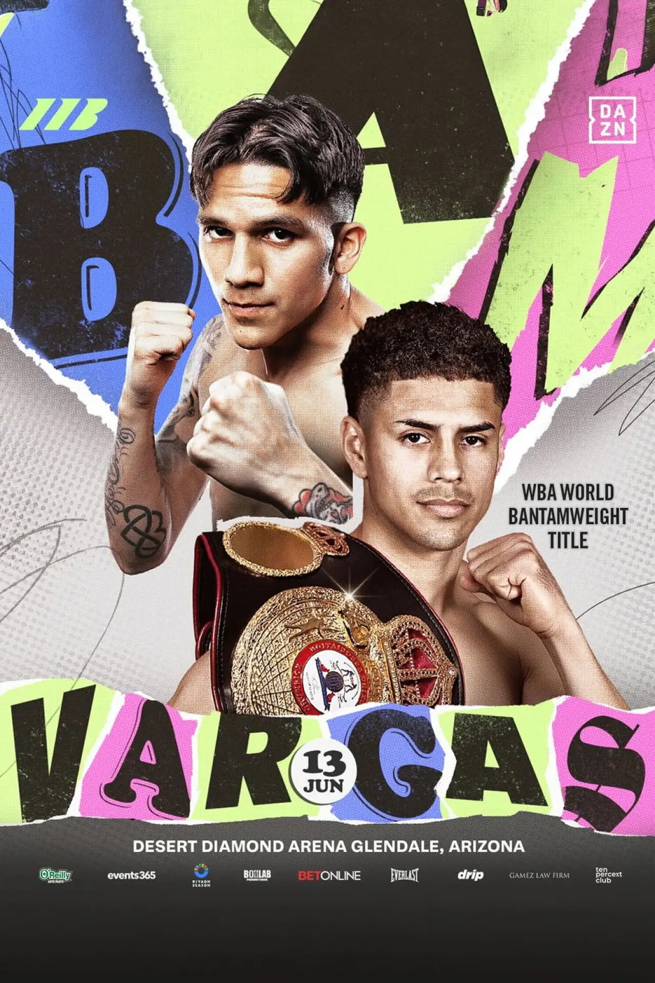 Movie poster "Jesse Rodriguez vs. Antonio Vargas"