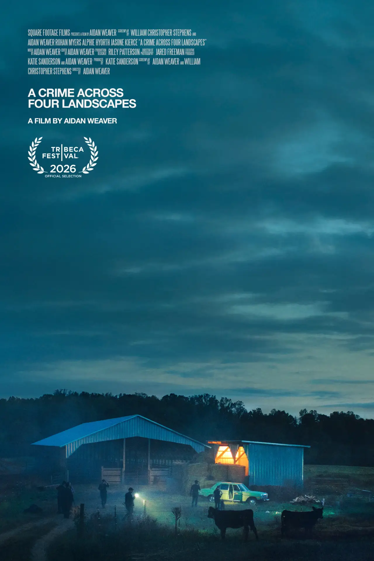 Movie poster "A Crime Across Four Landscapes"