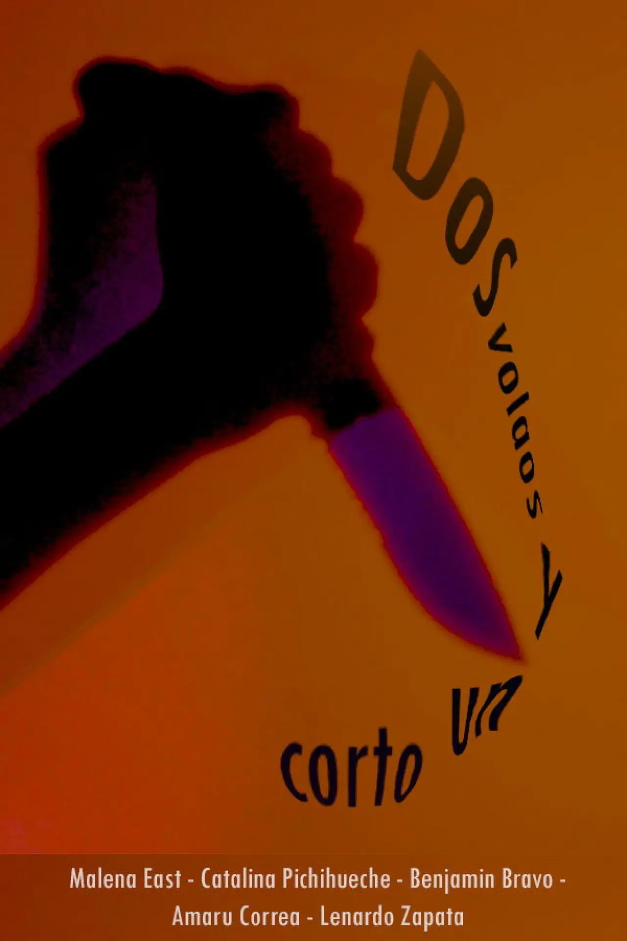 Movie poster "Dos volaos y un corto"