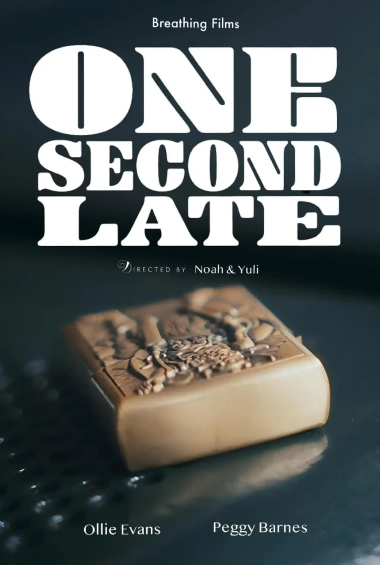 Movie poster "ONE SECOND LATE"