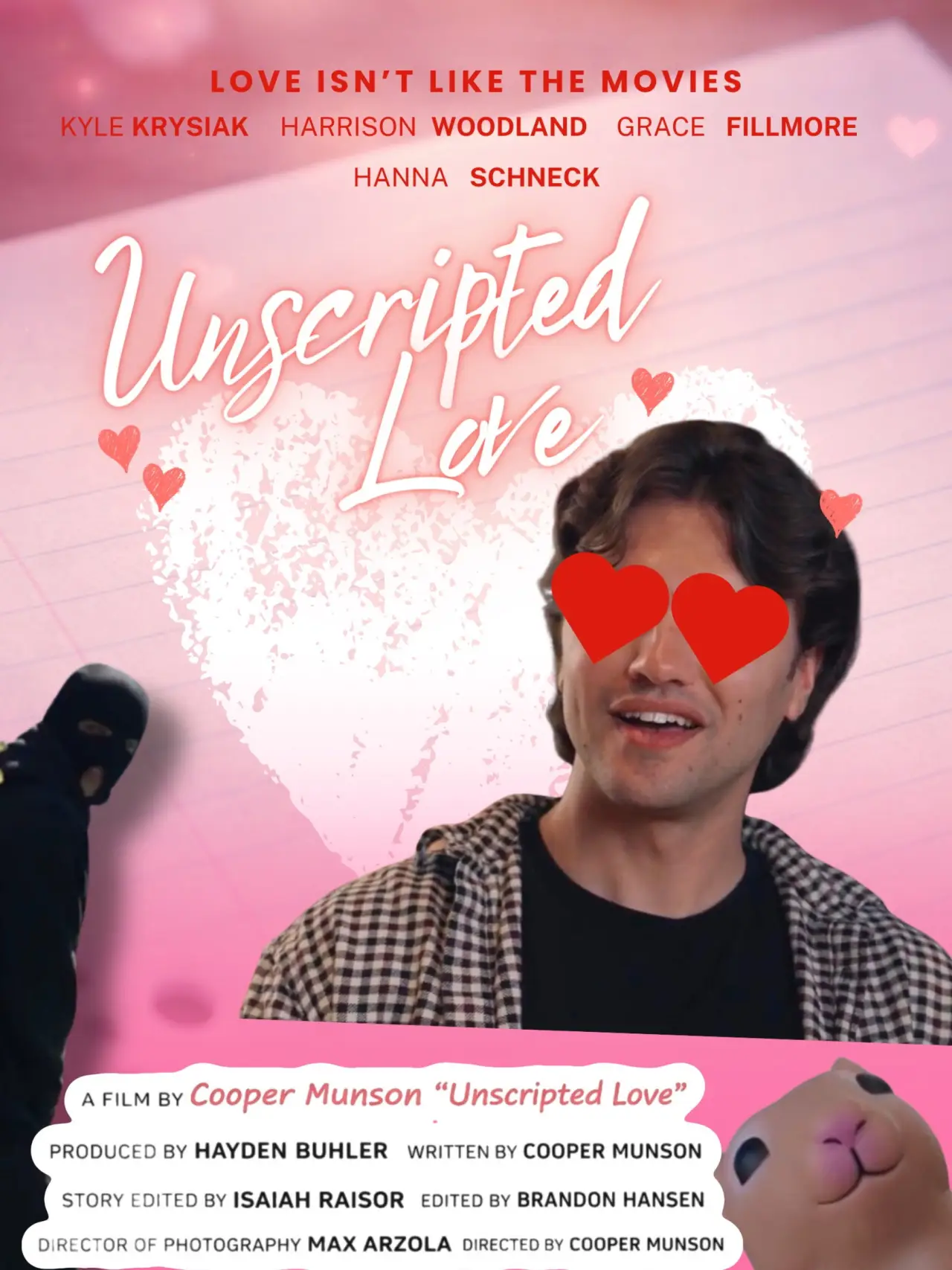 Movie poster "Unscripted Love"