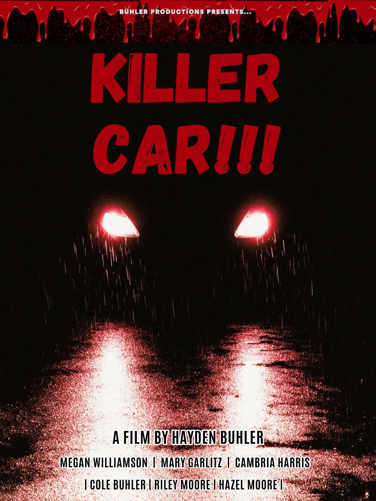 Movie poster "Killer Car!!!"