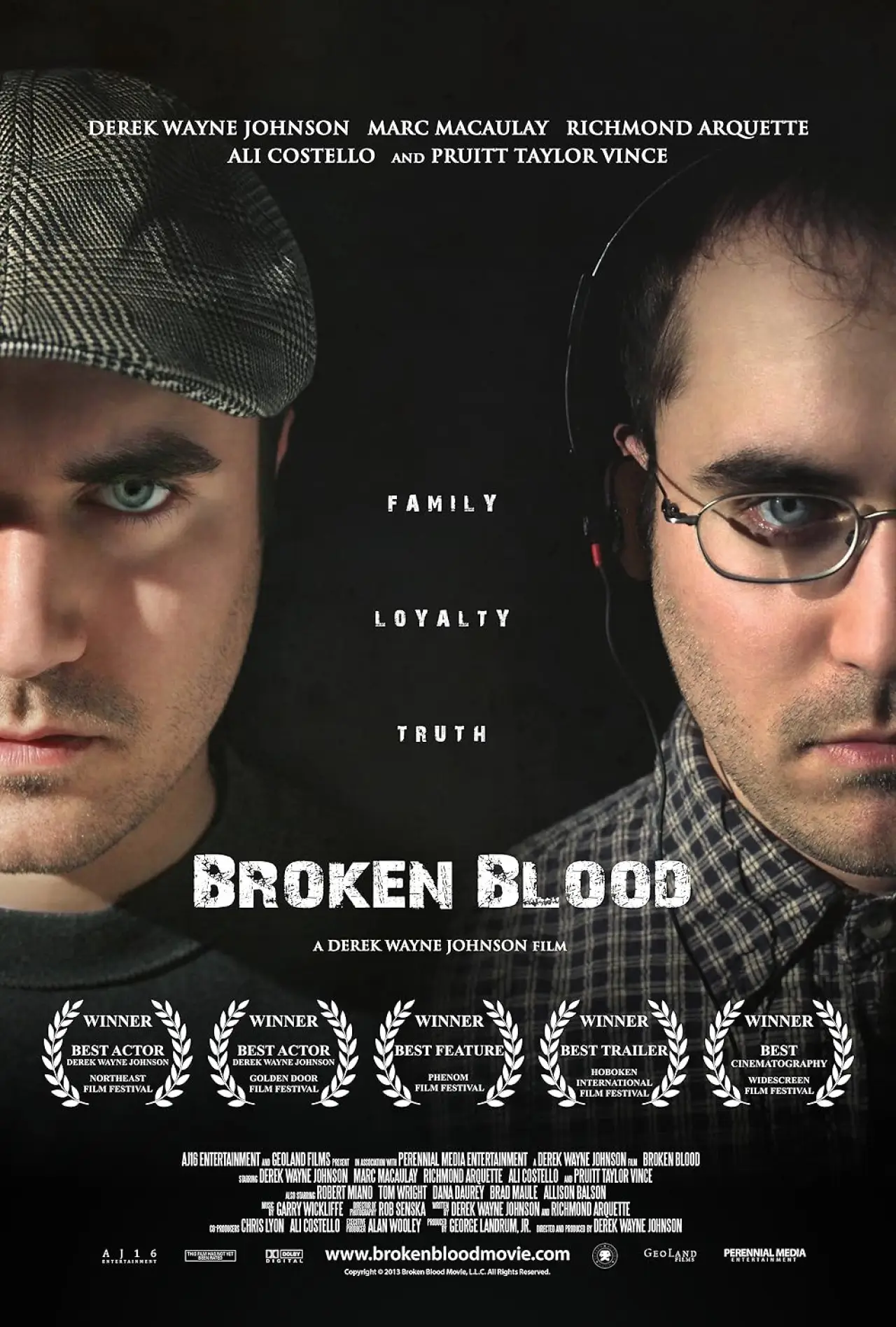 Movie poster "Broken Blood"