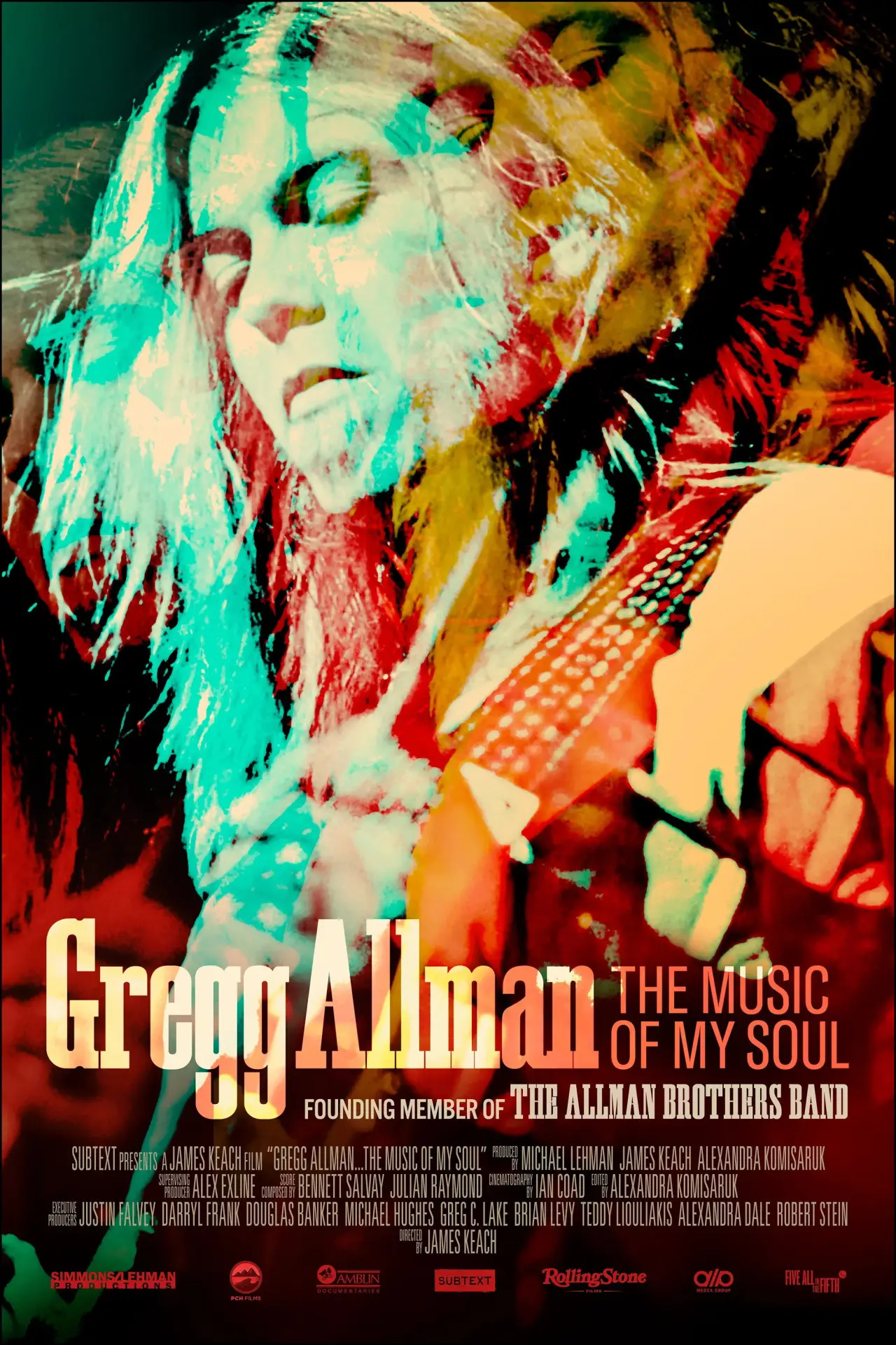 Movie poster "Gregg Allman: The Music of My Soul"