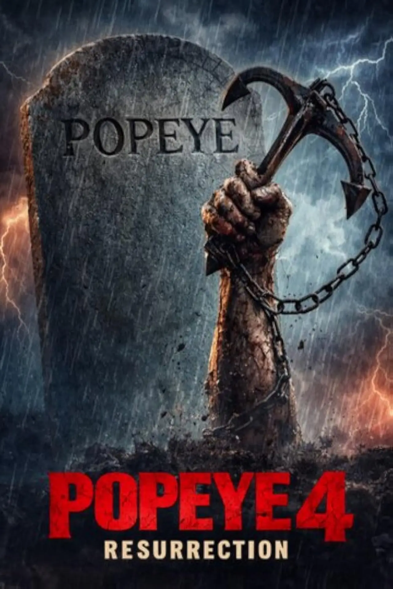 Movie poster "Popeye IV: Resurrection"