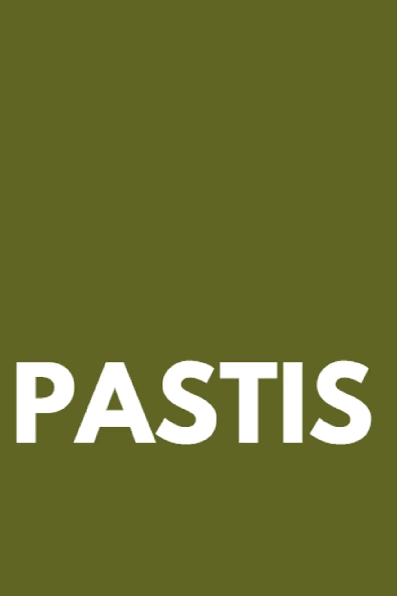 Movie poster "PASTIS"