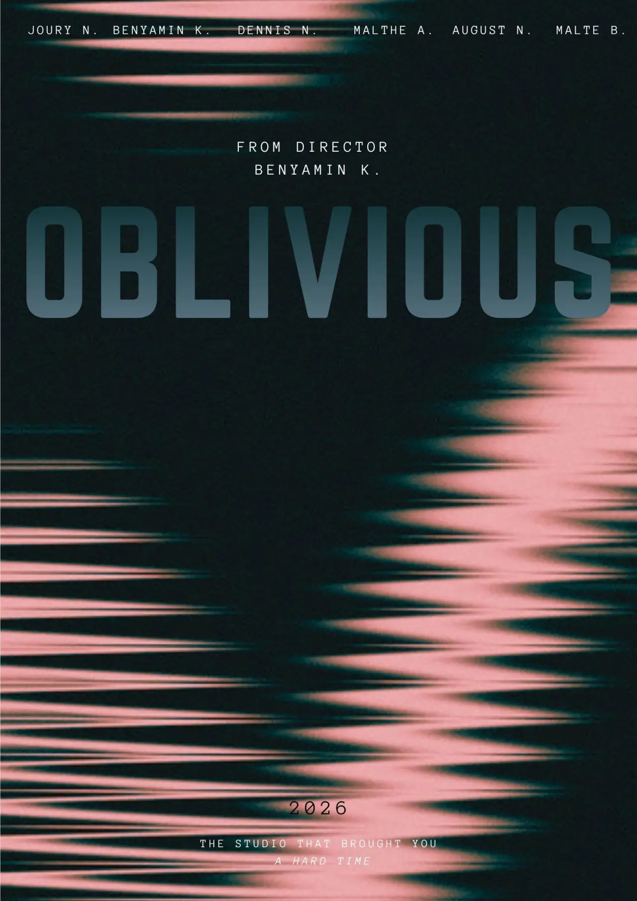 Movie poster "Oblivious"