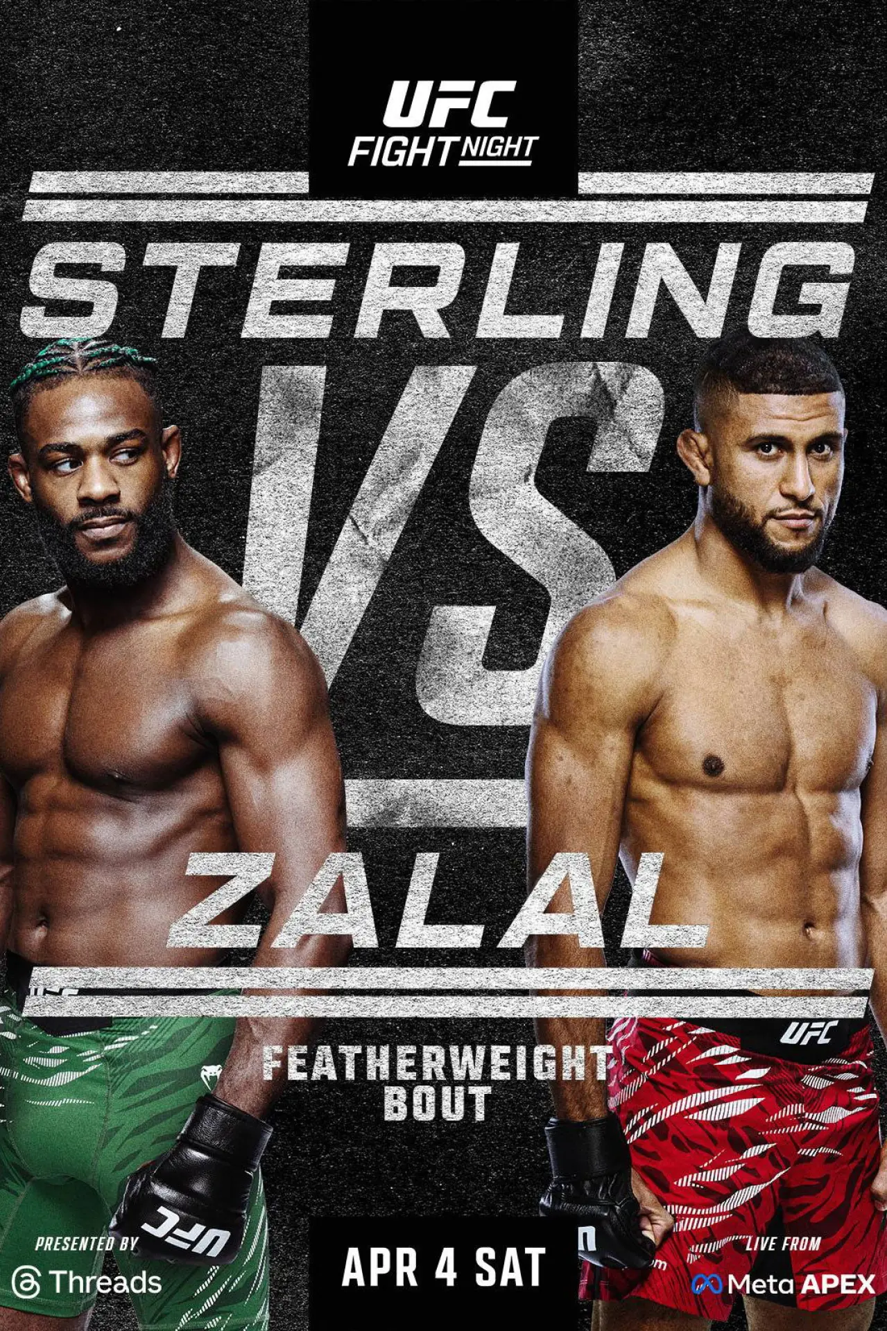Movie poster "UFC Fight Night 274: Sterling vs. Zalal"