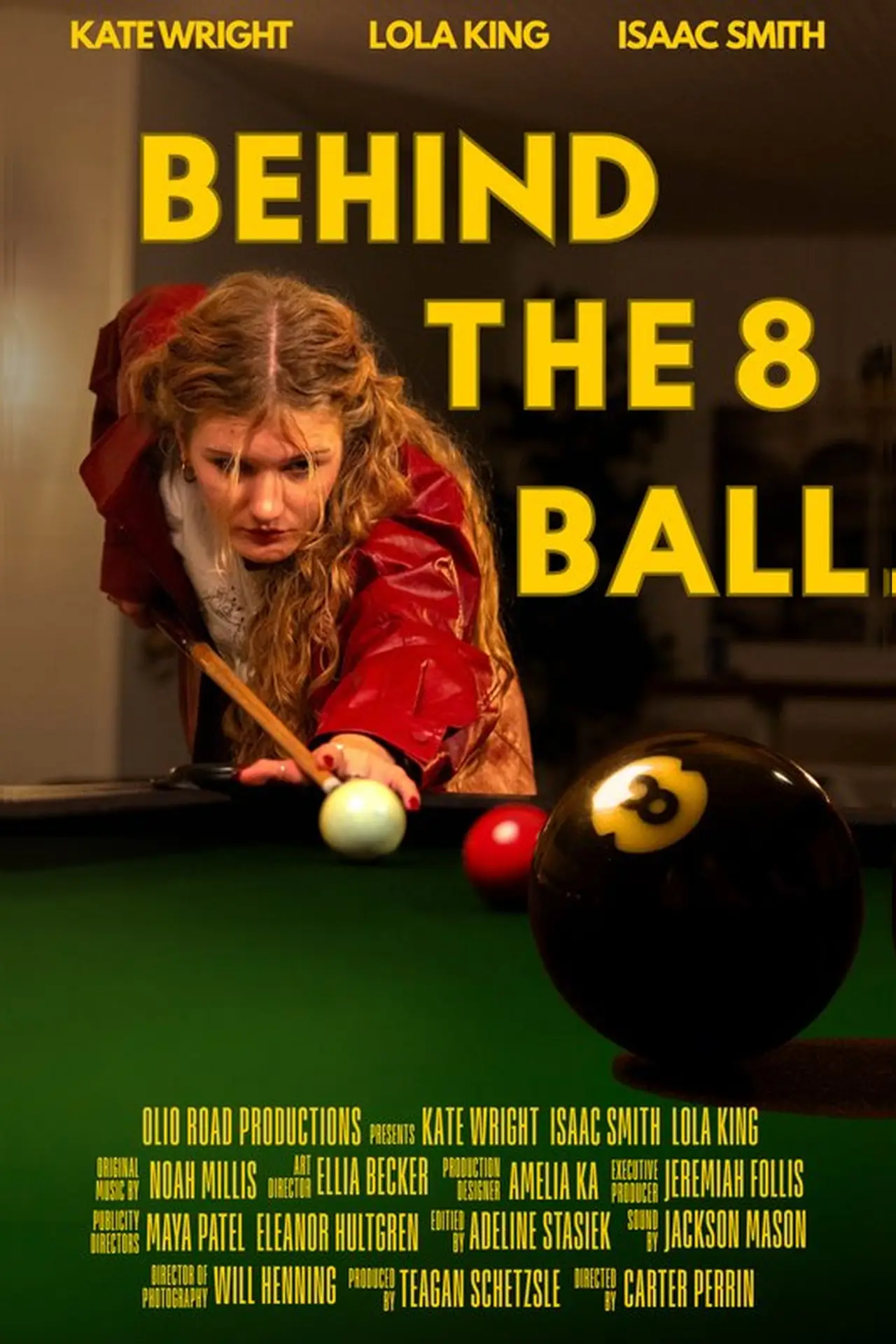 Movie poster "Behind the 8 Ball"