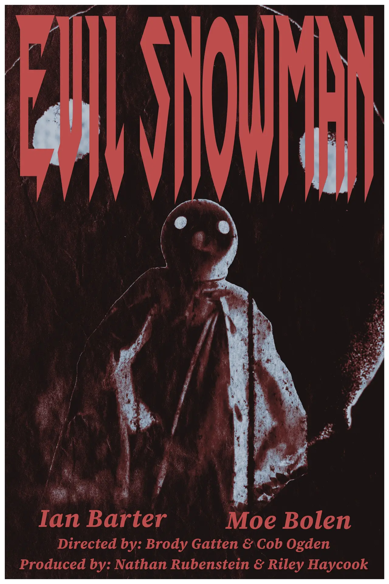 Movie poster "Evil Snowman"