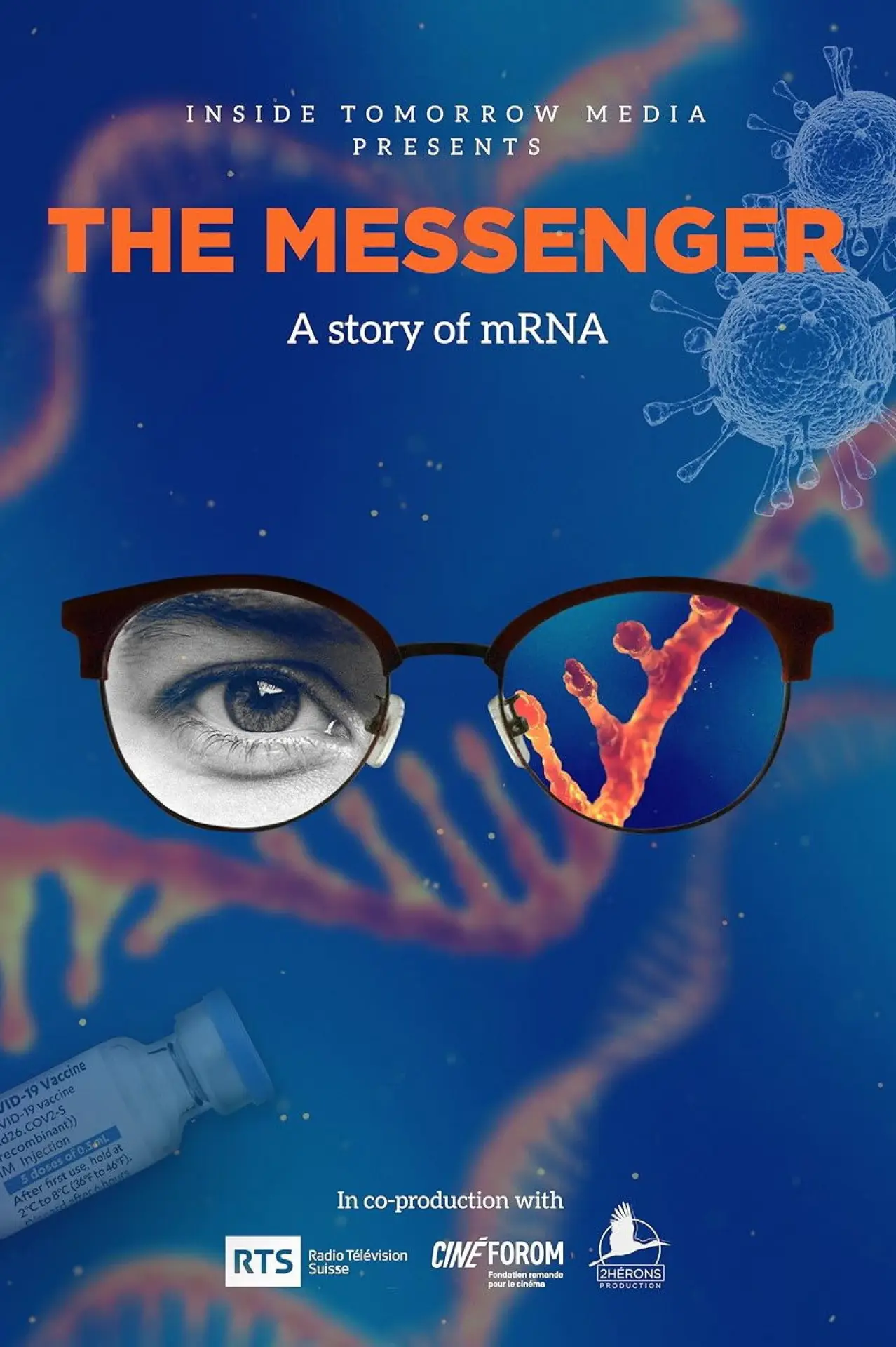 Movie poster "The Messenger: A Story of mRNA"