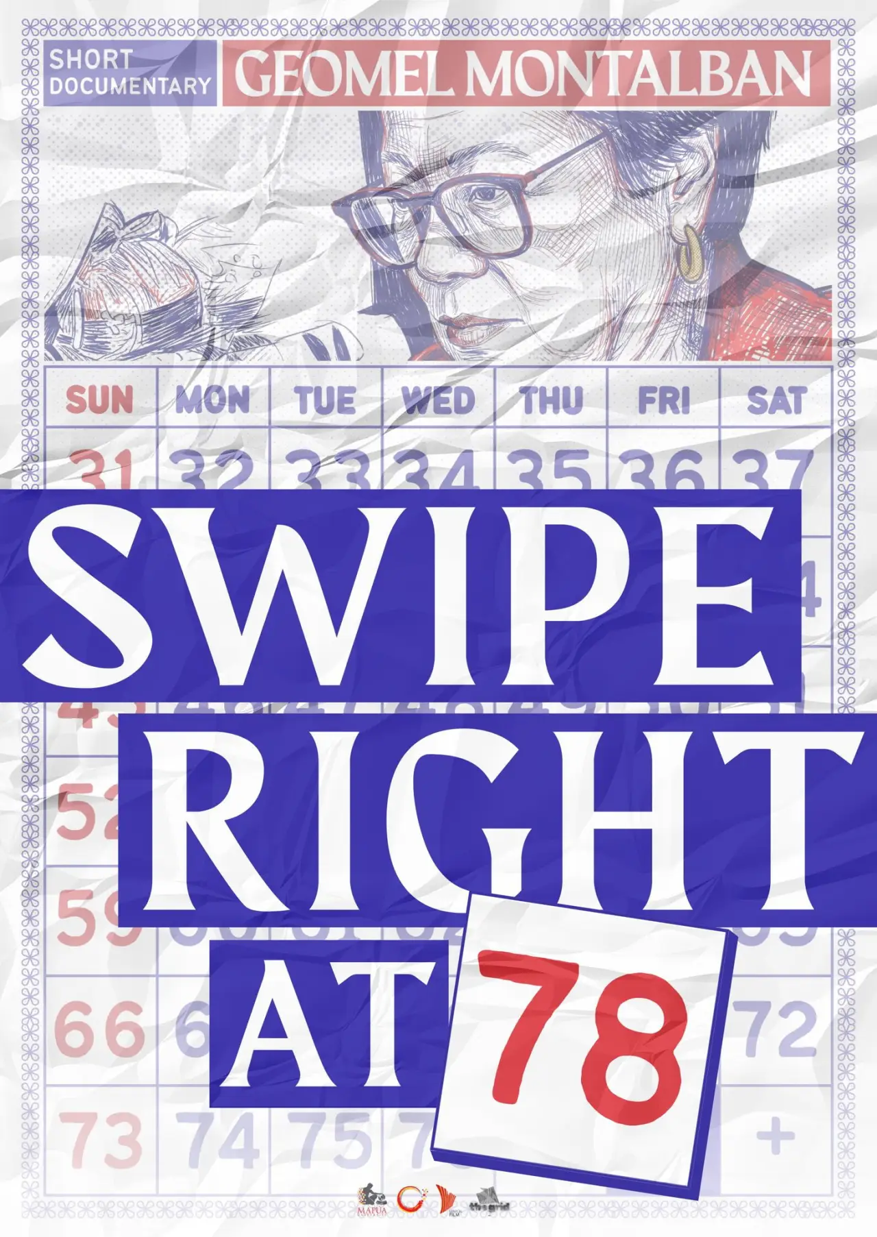 Movie poster "Swipe Right At 78"