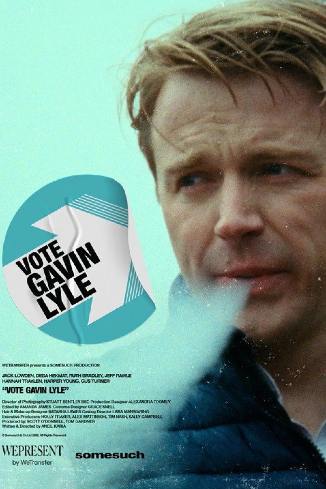 Movie poster "Vote Gavin Lyle"