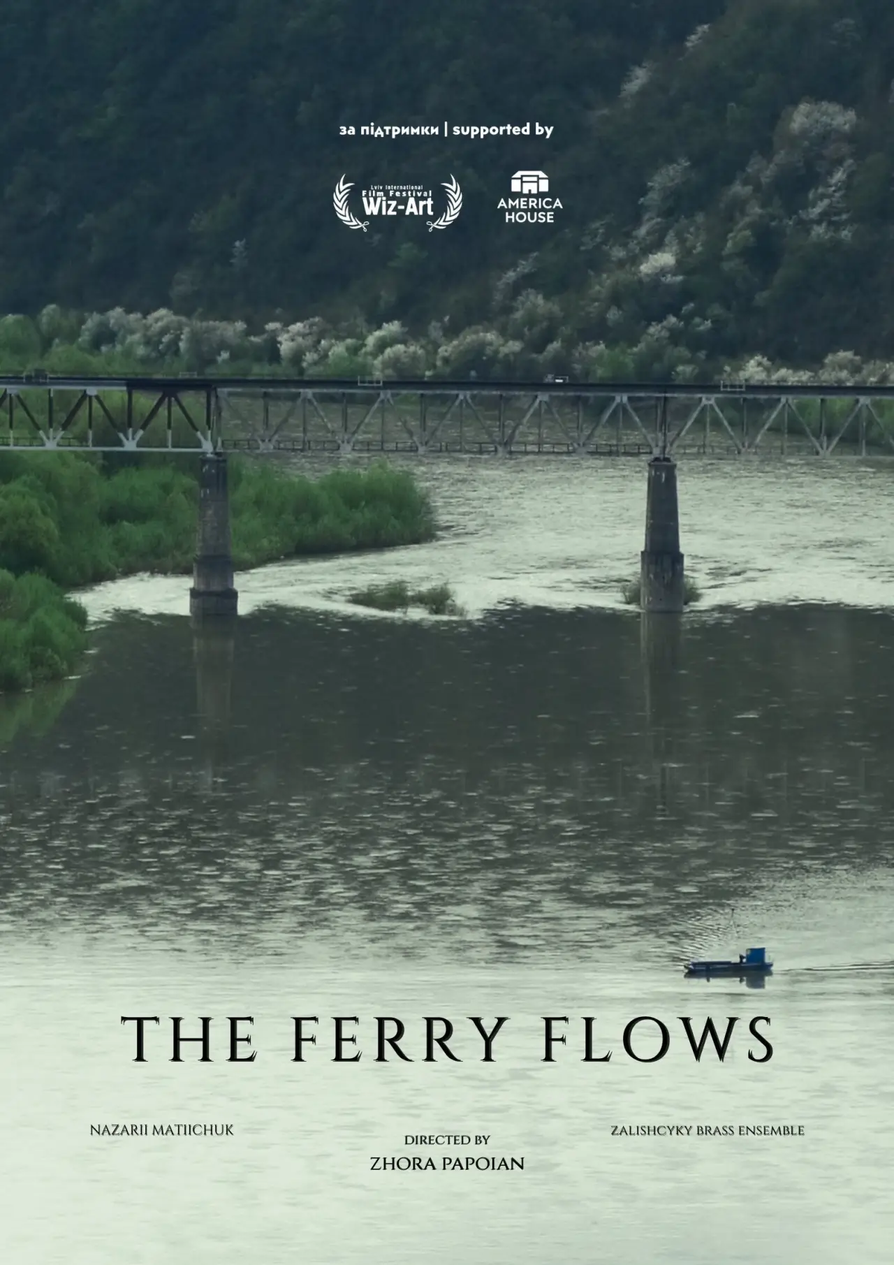 Movie poster "The Ferry Flows"