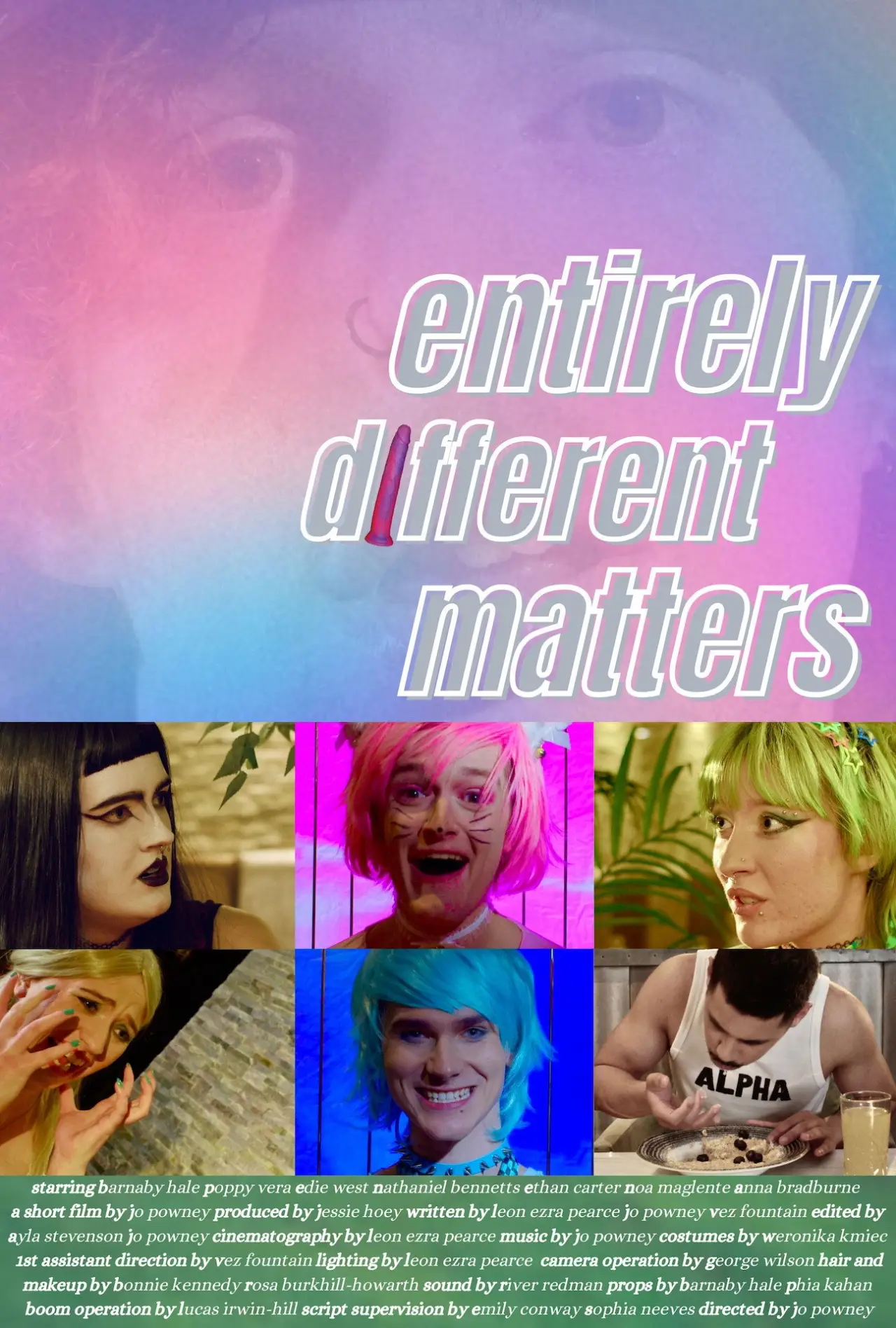 Movie poster "entirely different matters"