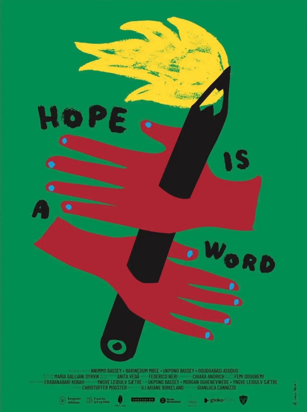 Movie poster "Hope is a Word"