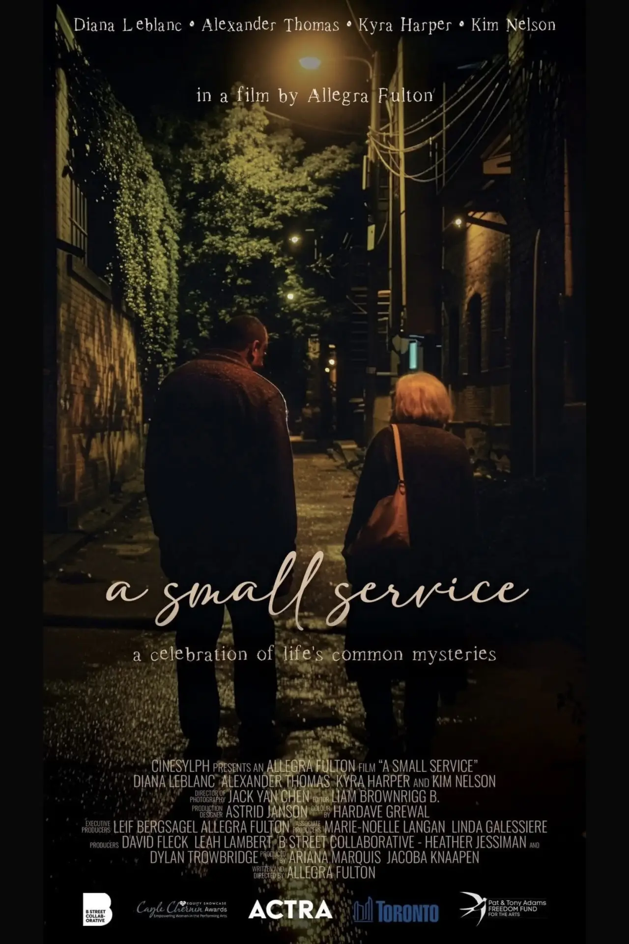 Movie poster "A Small Service"