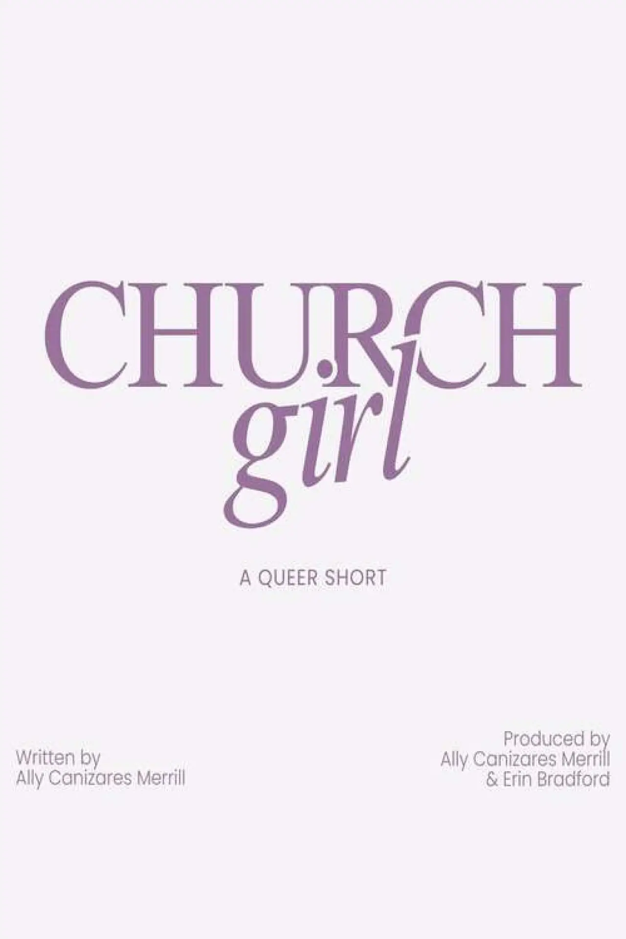 Movie poster "Church Girl"