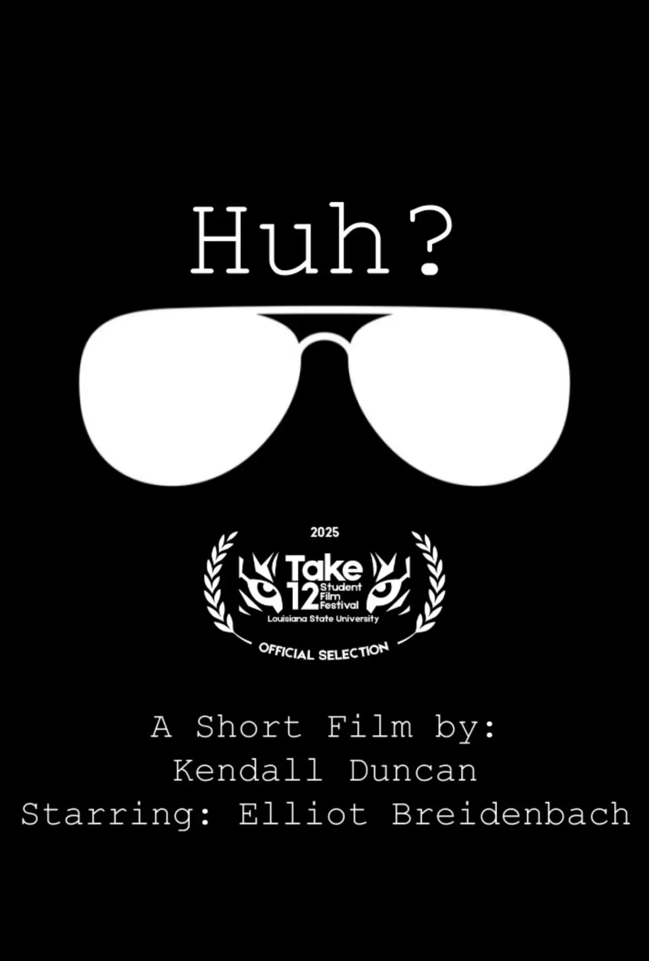 Movie poster "Huh?"