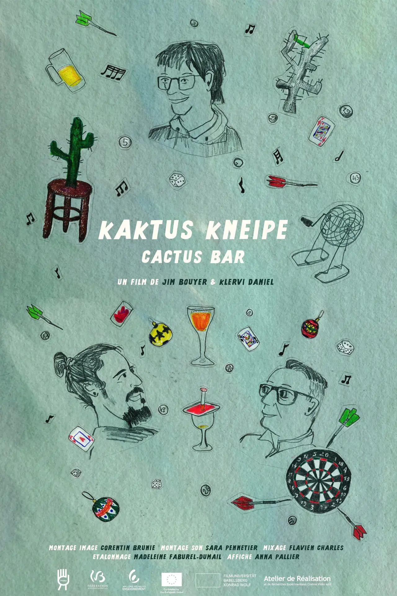 Movie poster "Kaktus Kneipe"
