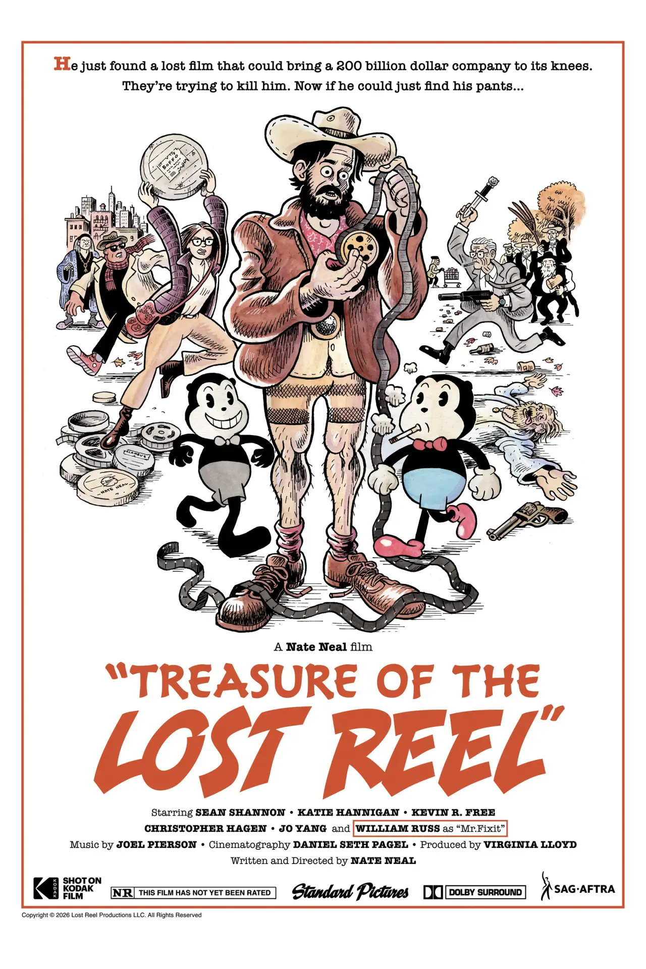 Movie poster "Treasure of the Lost Reel"