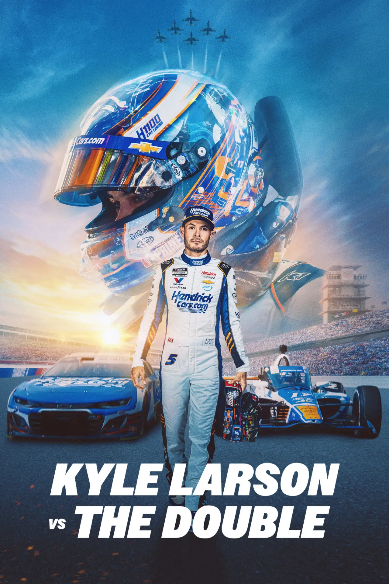 Movie poster "Kyle Larson vs. The Double"