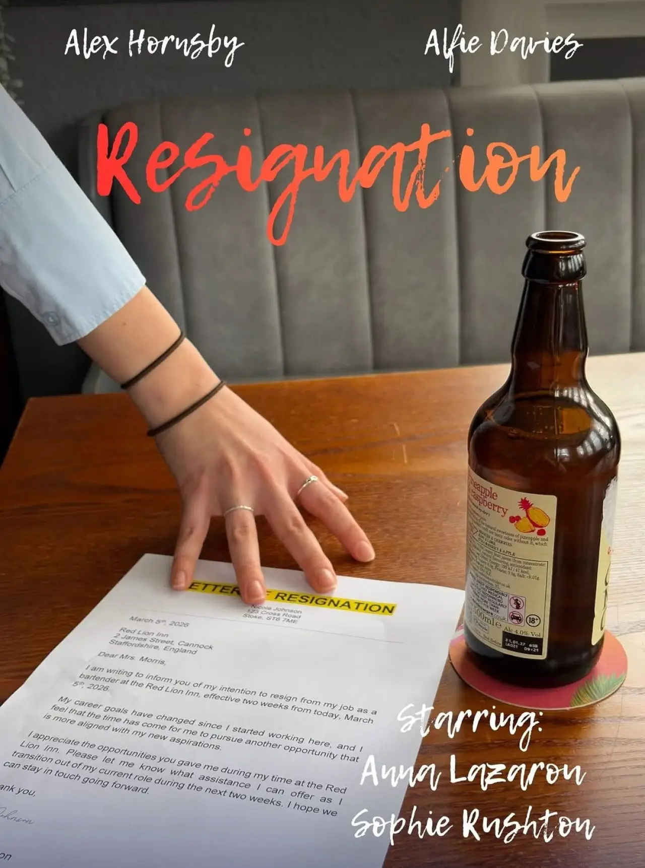 Movie poster "Resignation"