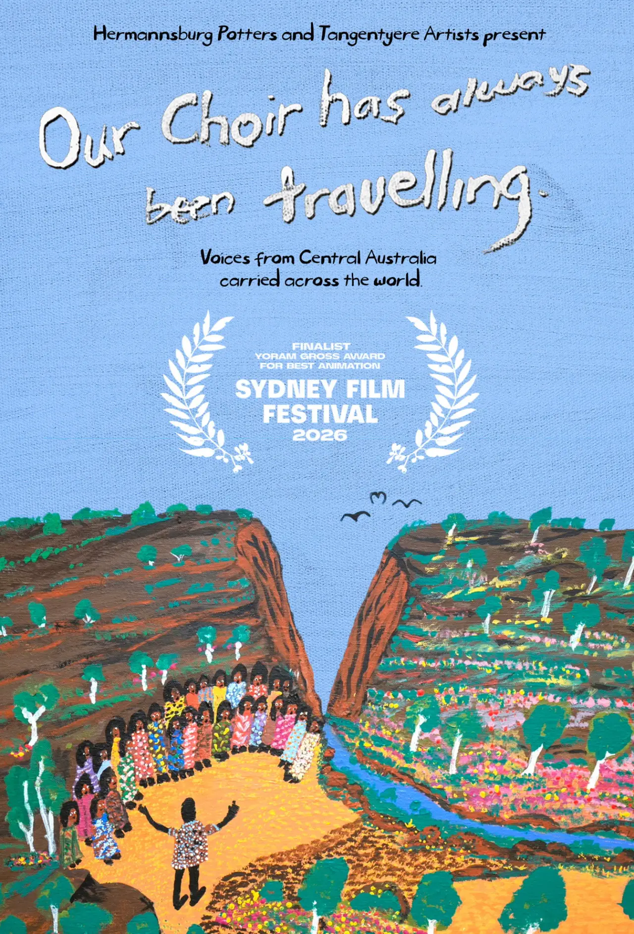 Movie poster "Our Choir Has Always Been Travelling"